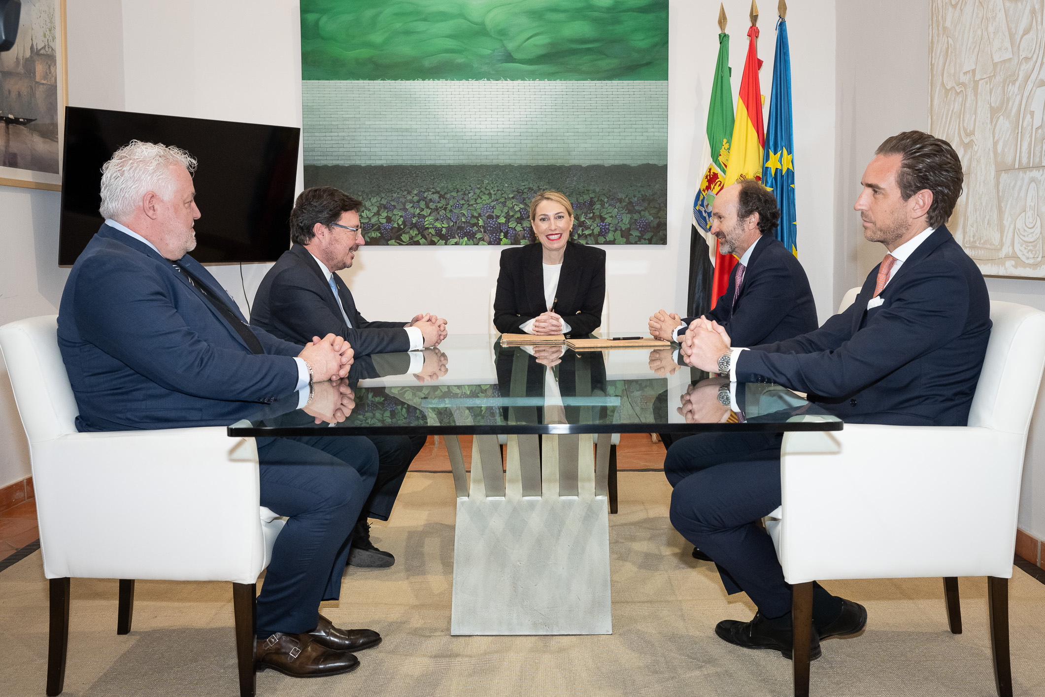 Foto de la firma del protocolo