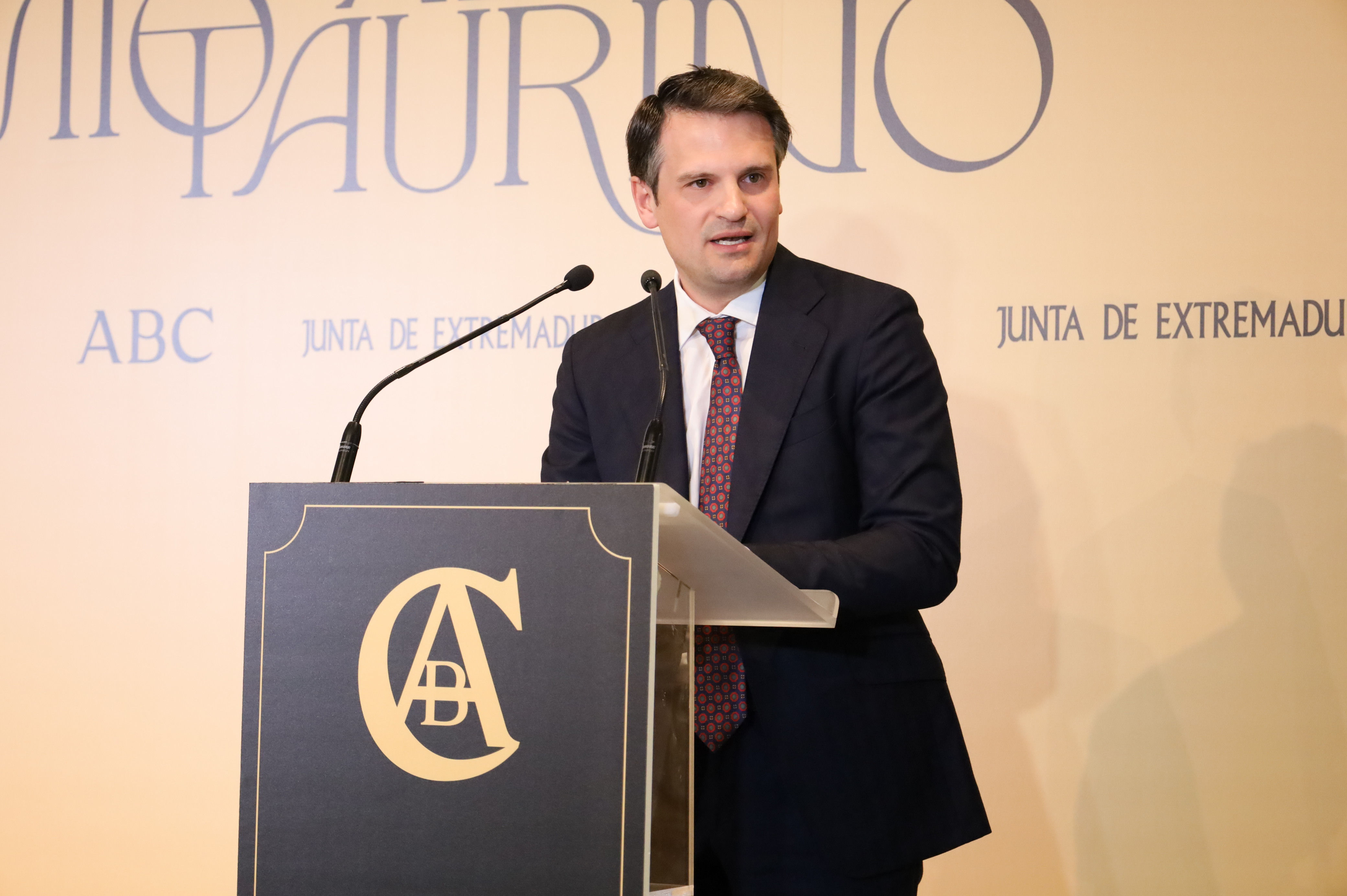 El consejero de Presidencia, Interior y Diálogo Social, Abel Bautista, durante su intervención.