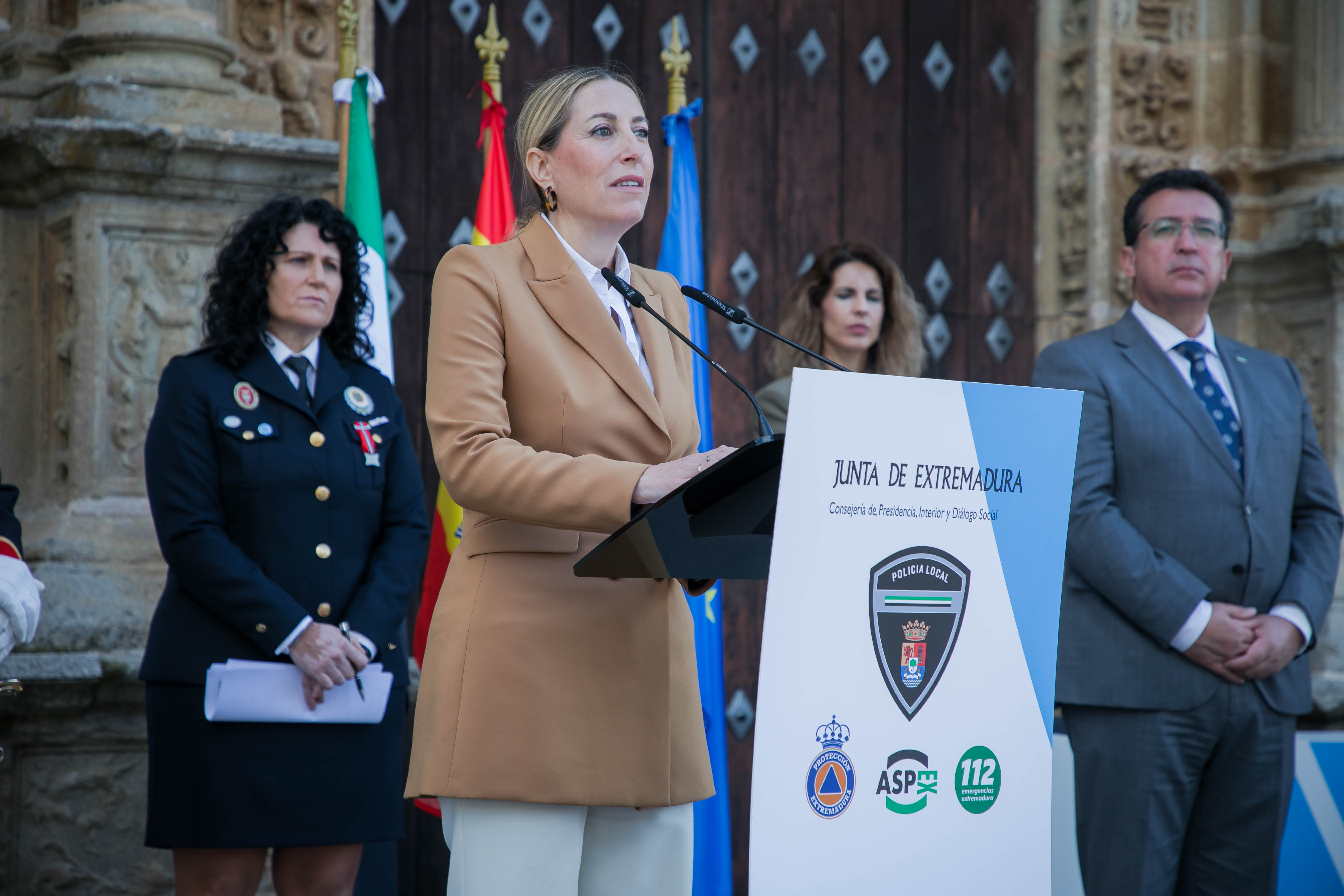 Momento de la intervención de la Presidenta