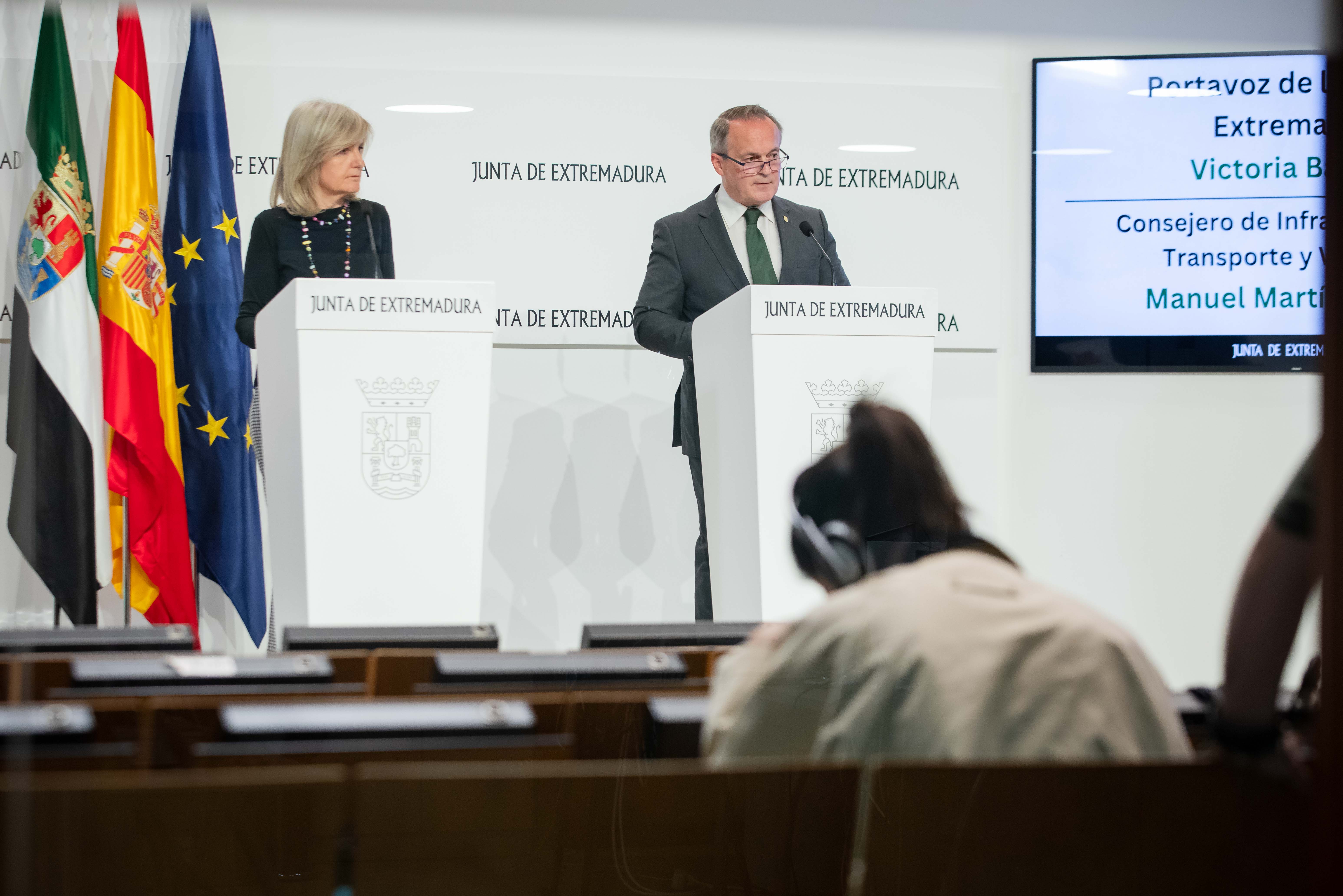 Otra imagen de la comparecencia