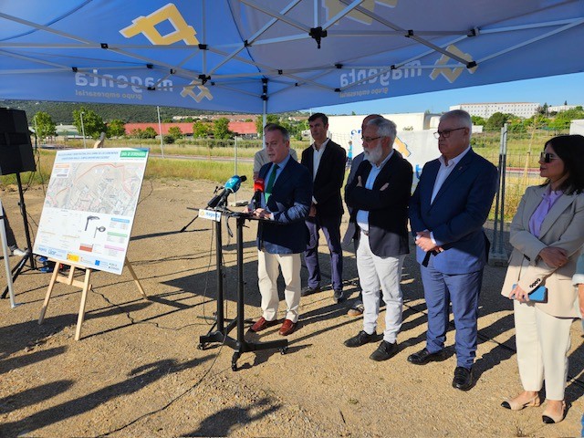 Acto de inauguración del carril bici