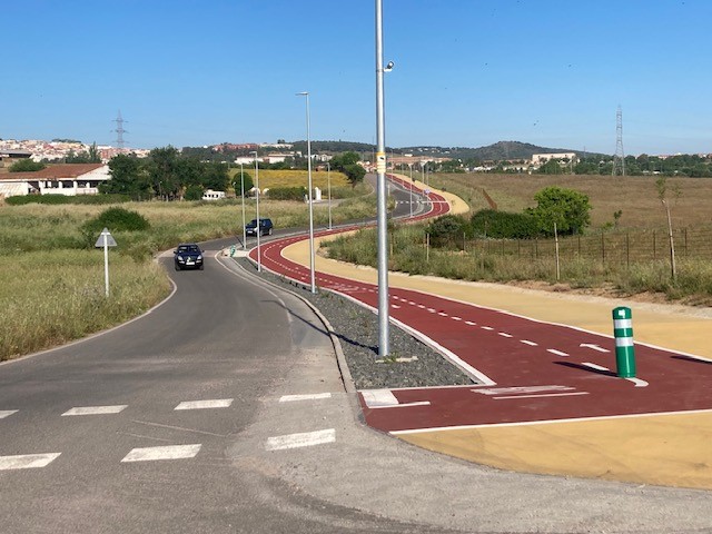 Carril bici inaugurado.