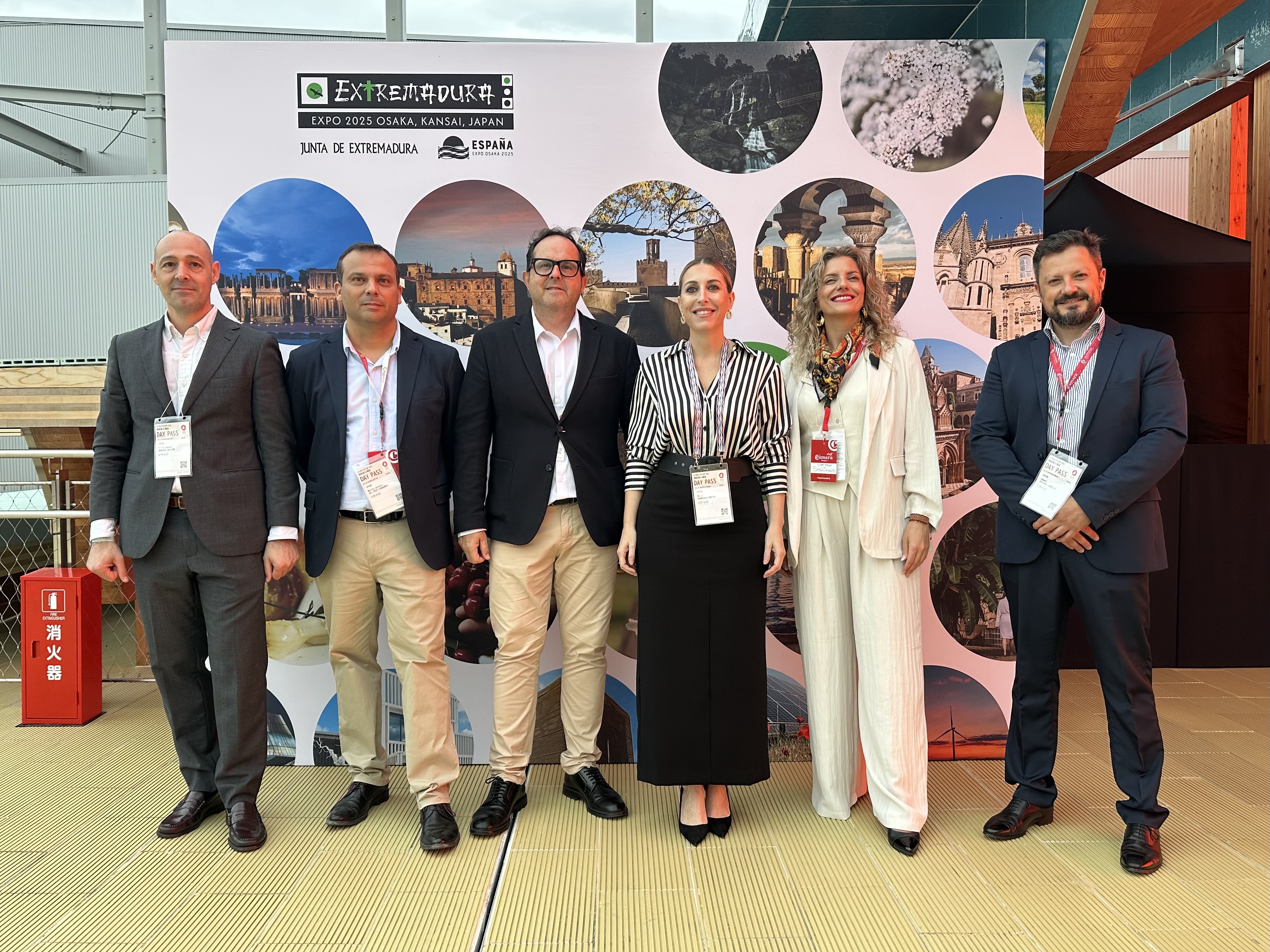 Presidenta y representantes de Extremadura
