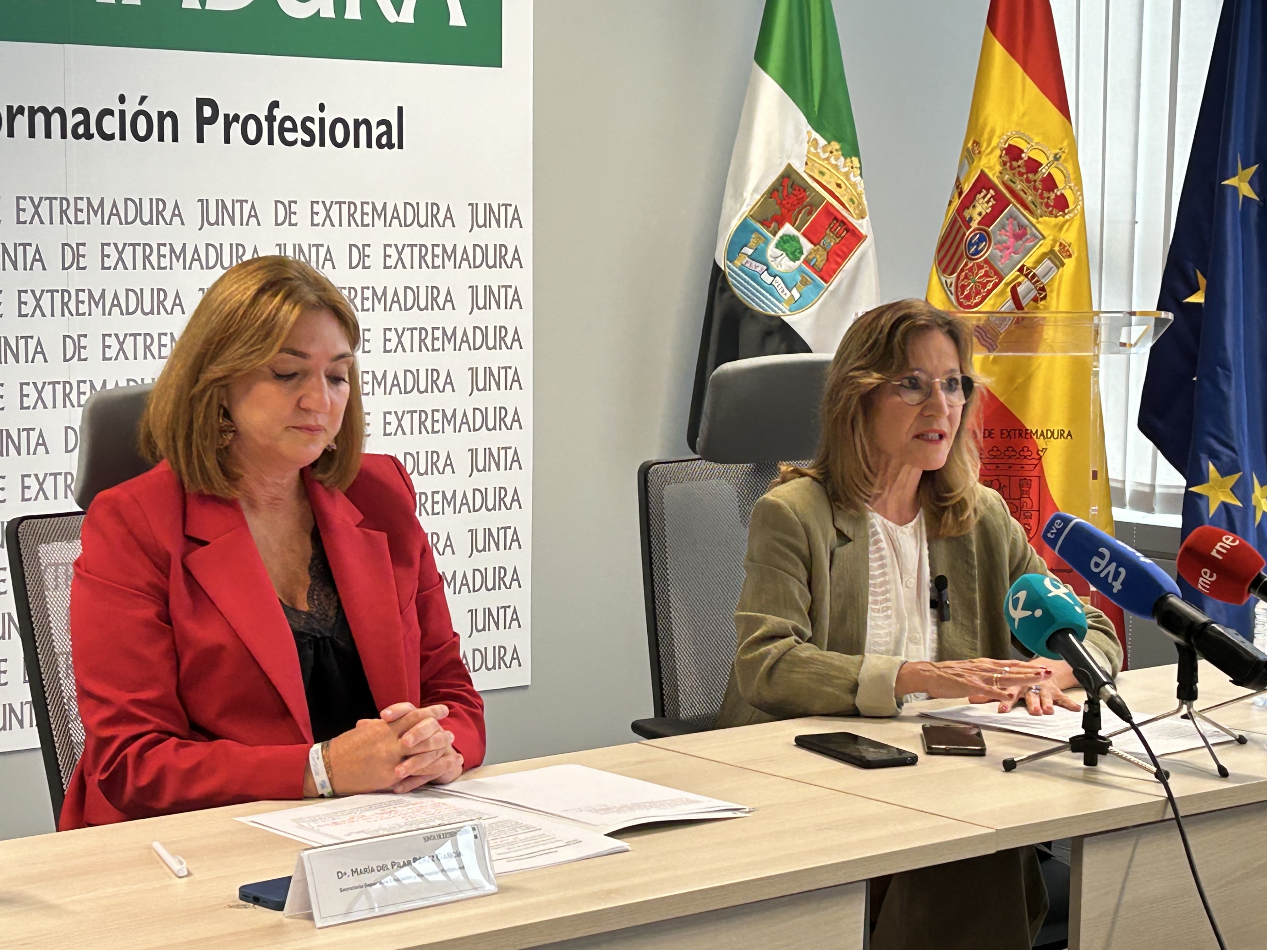 Otro momento de la rueda de prensa