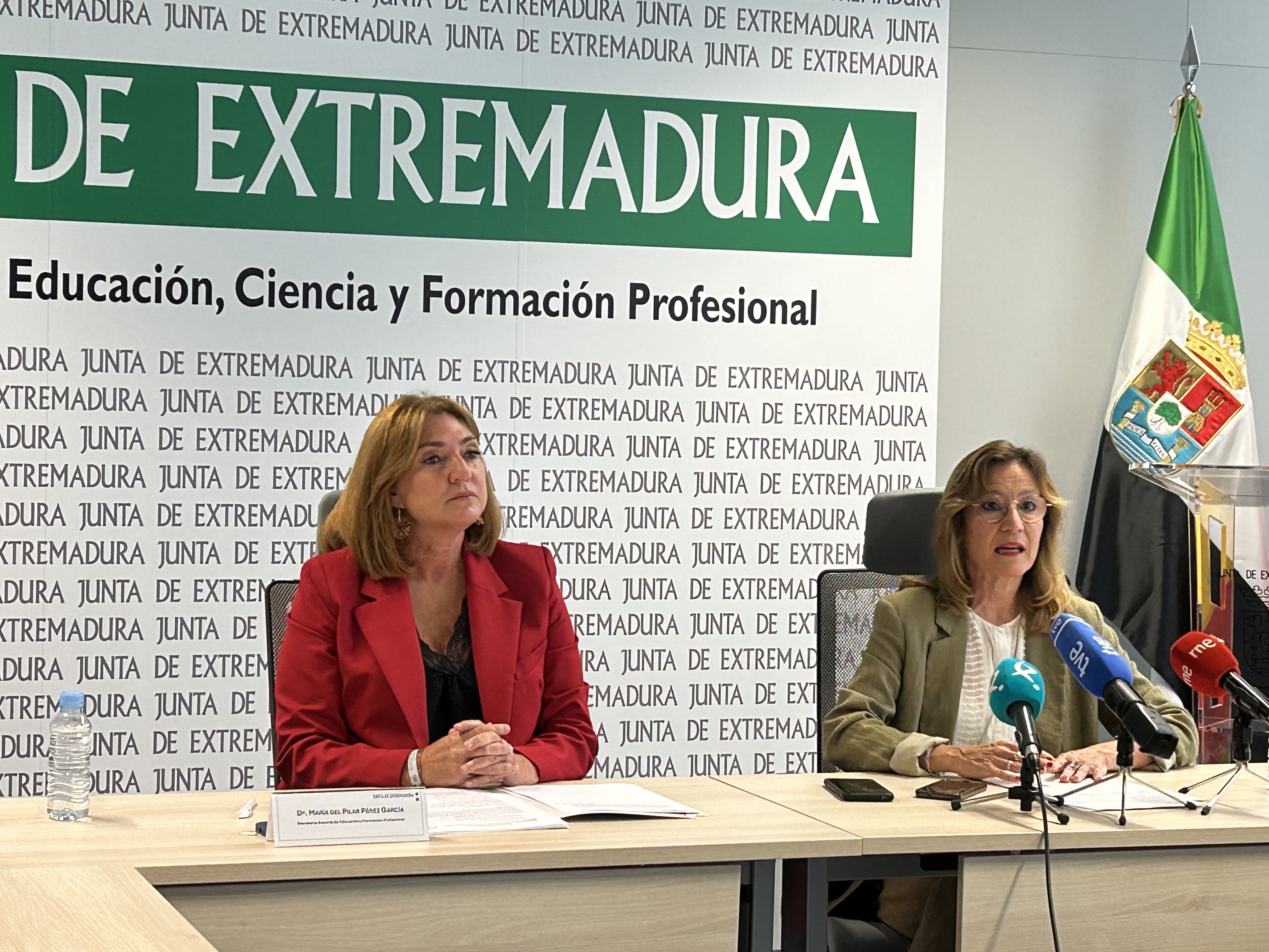 Momento de las declaraciones de la SG Empleo