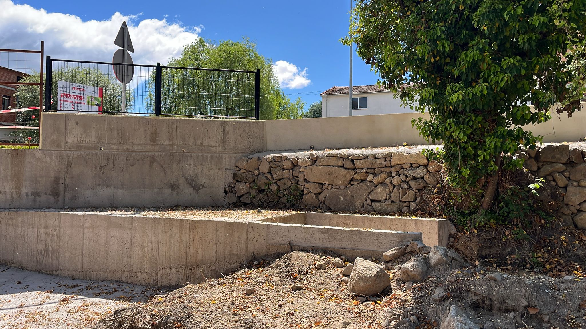 Obras en la EX-119