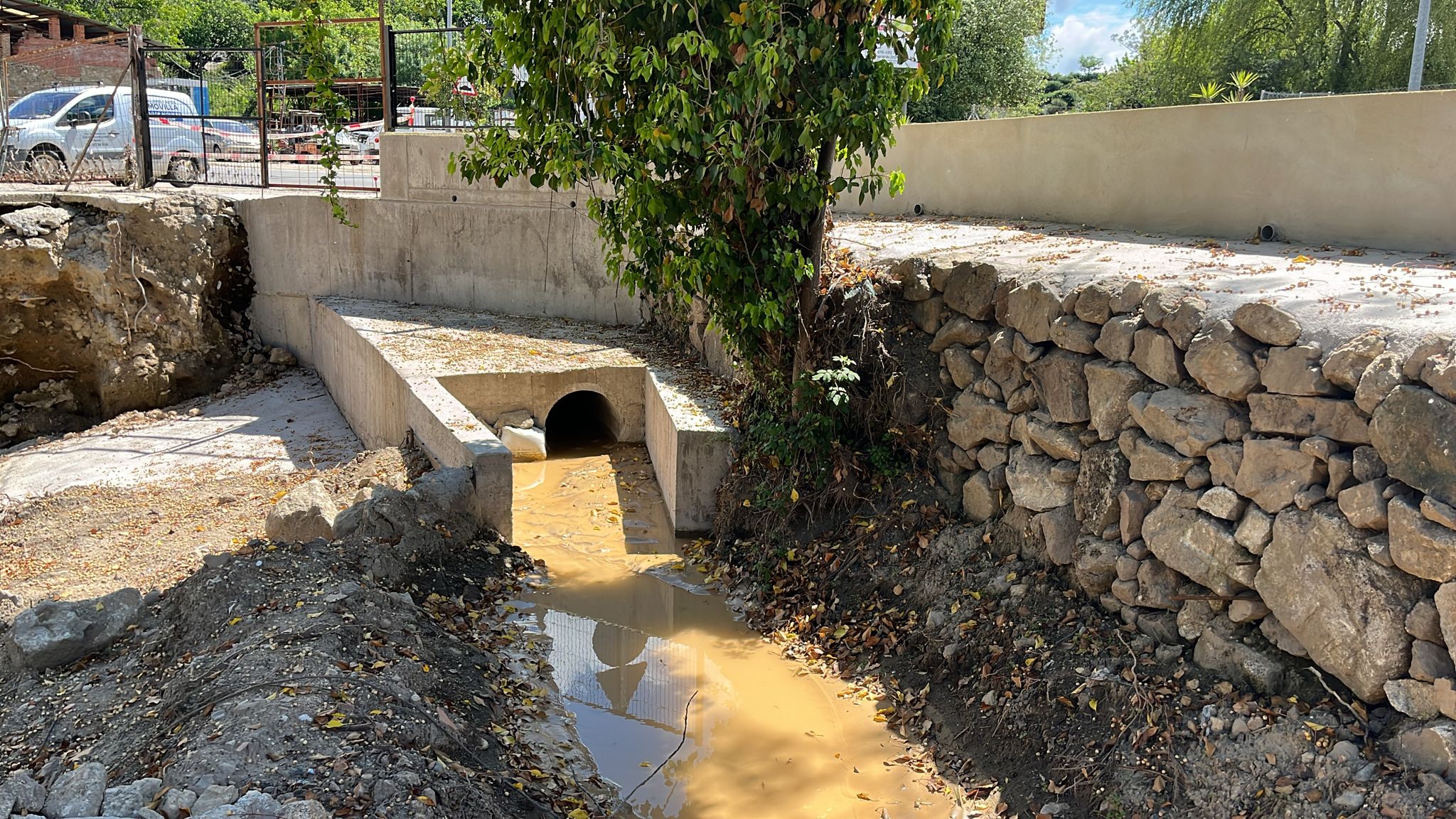 Obras en la EX-119