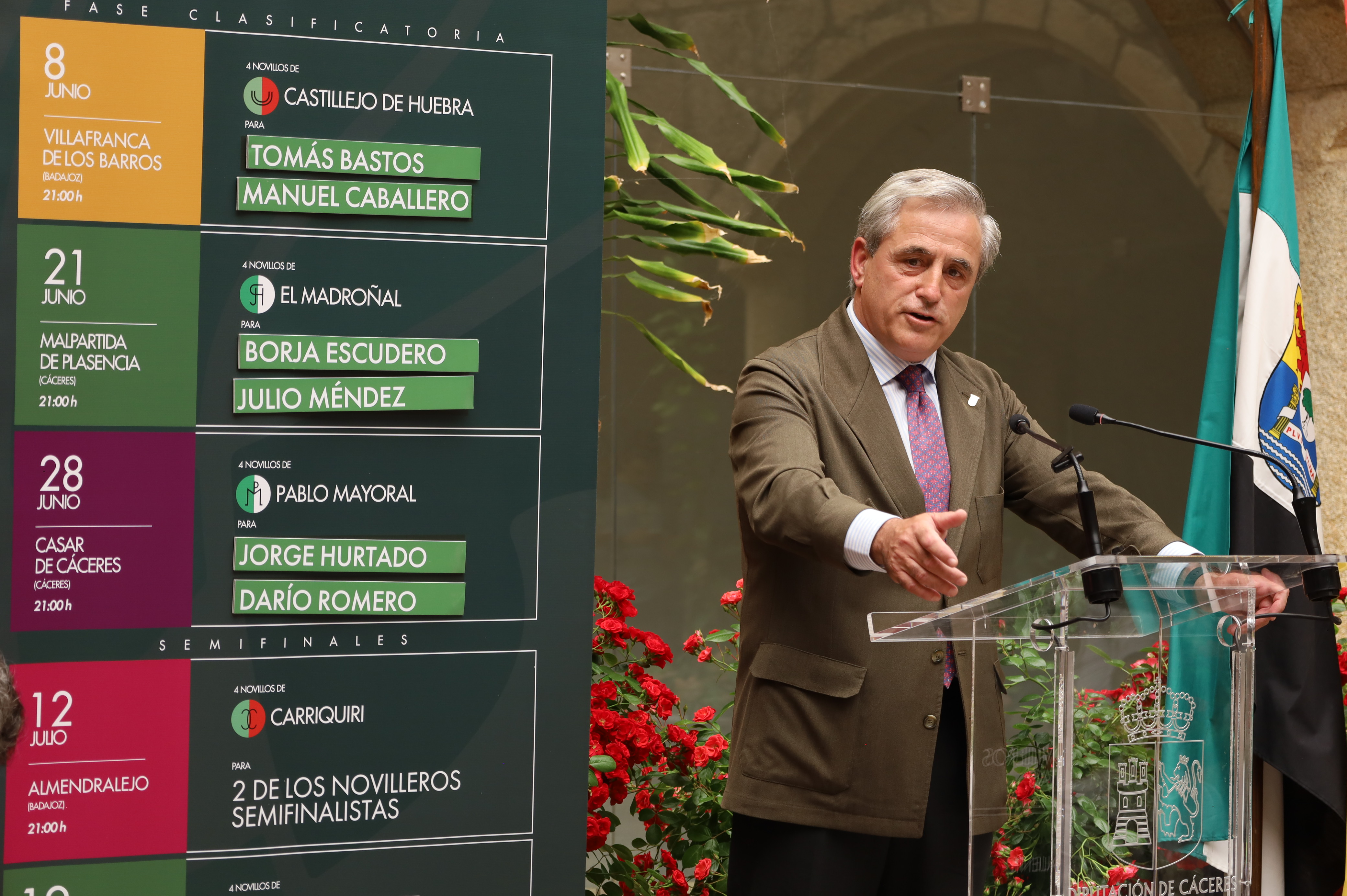 El consejero habla