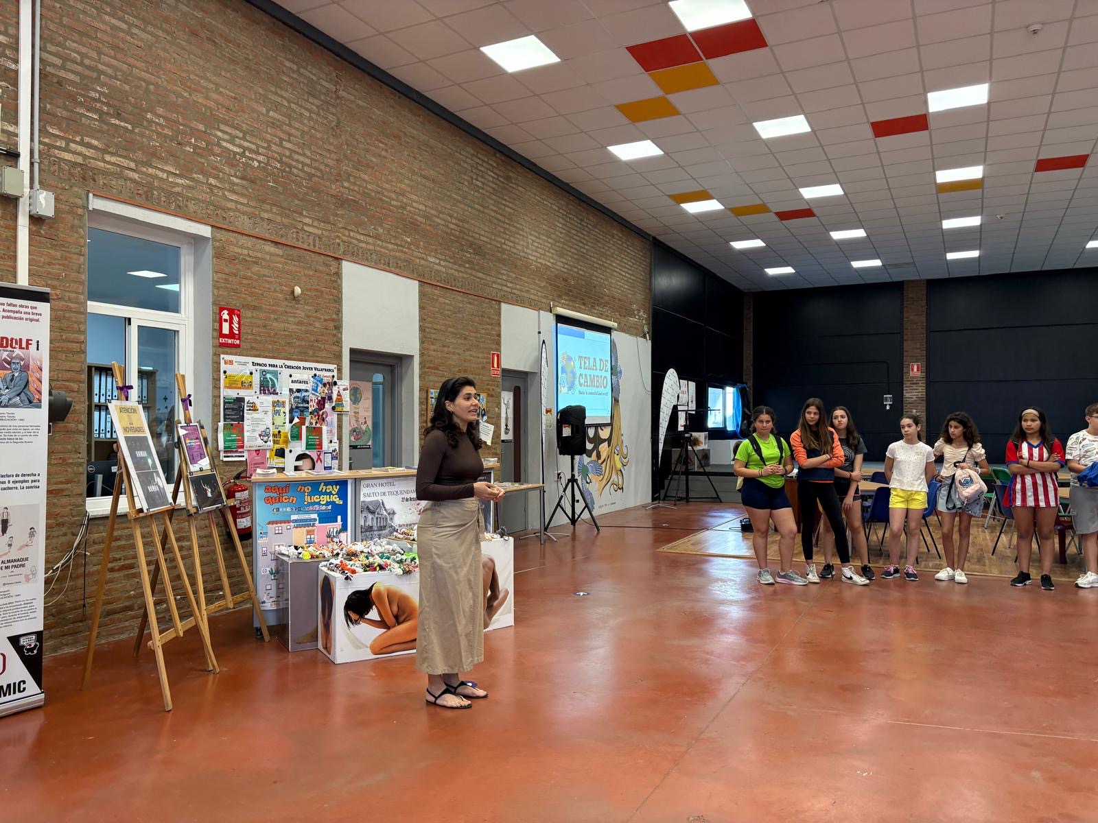 Image 6 of article Jóvenes de Villafranca de los Barros participan en talleres de sensibilización medioambiental en el ECJ