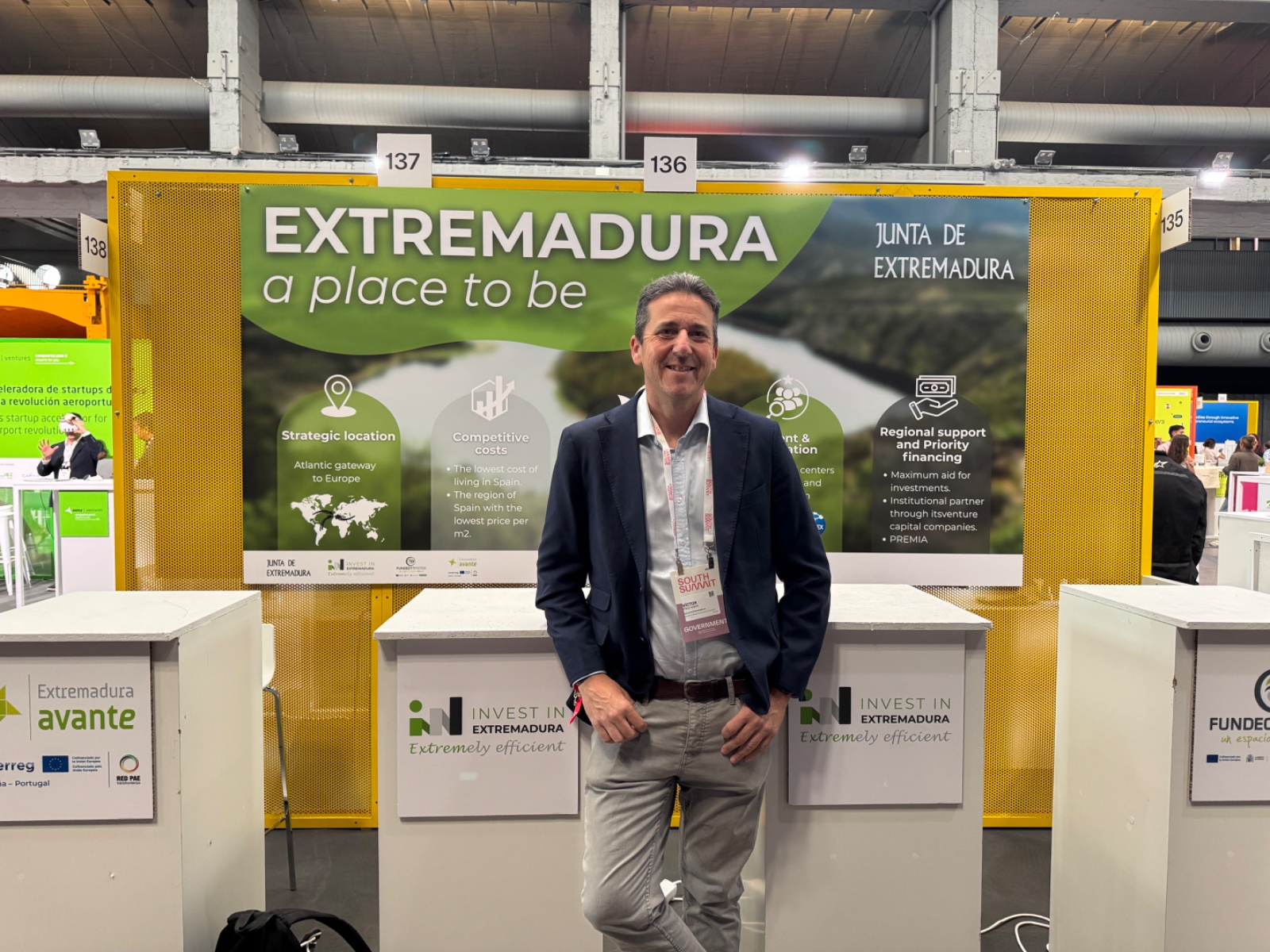 Imagen del artículo Extremadura consolida su presencia en South Summit 2025 con más de veinte empresas y emprendedores de la región