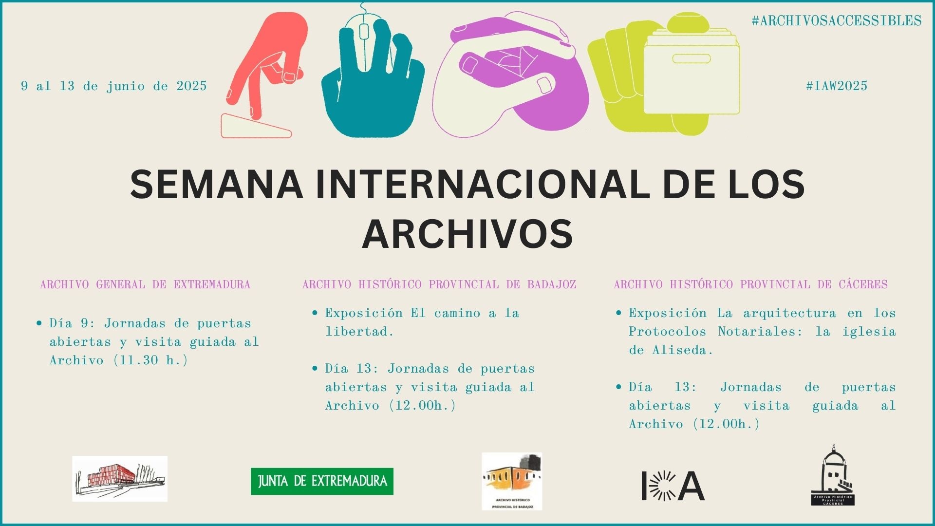 Imagen del artículo Extremadura abre sus archivos a la ciudadanía con visitas y exposiciones en la Semana Internacional de los Archivos