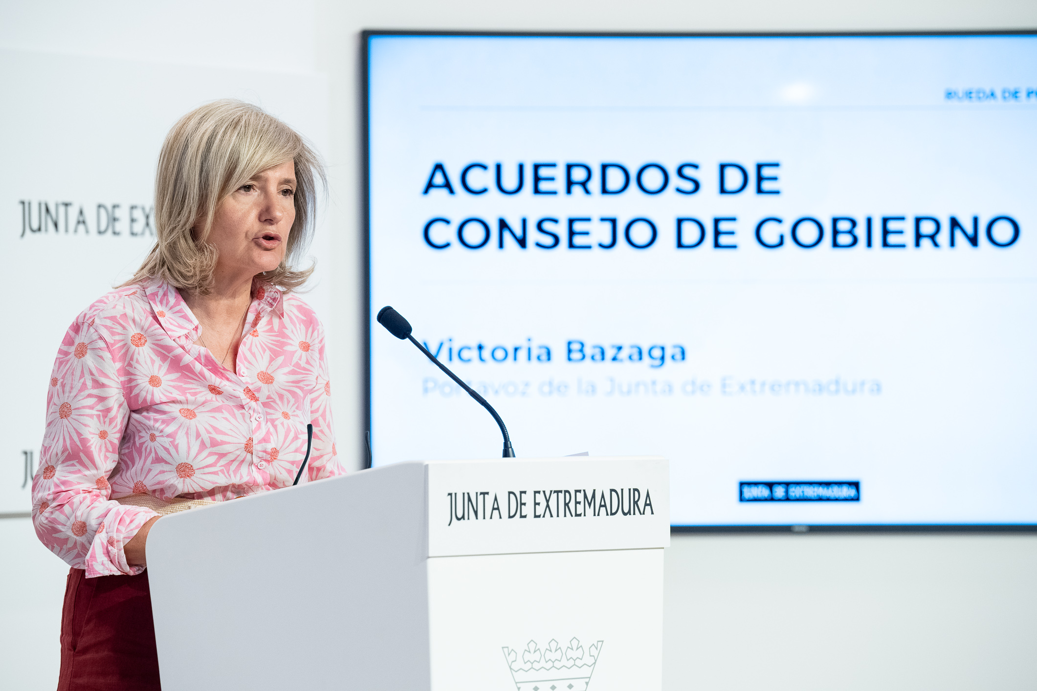 Comparecencia de la Portavoz
