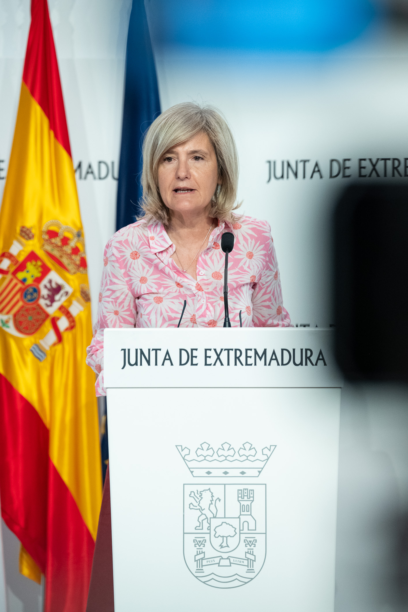 Otro momento de la comparecencia