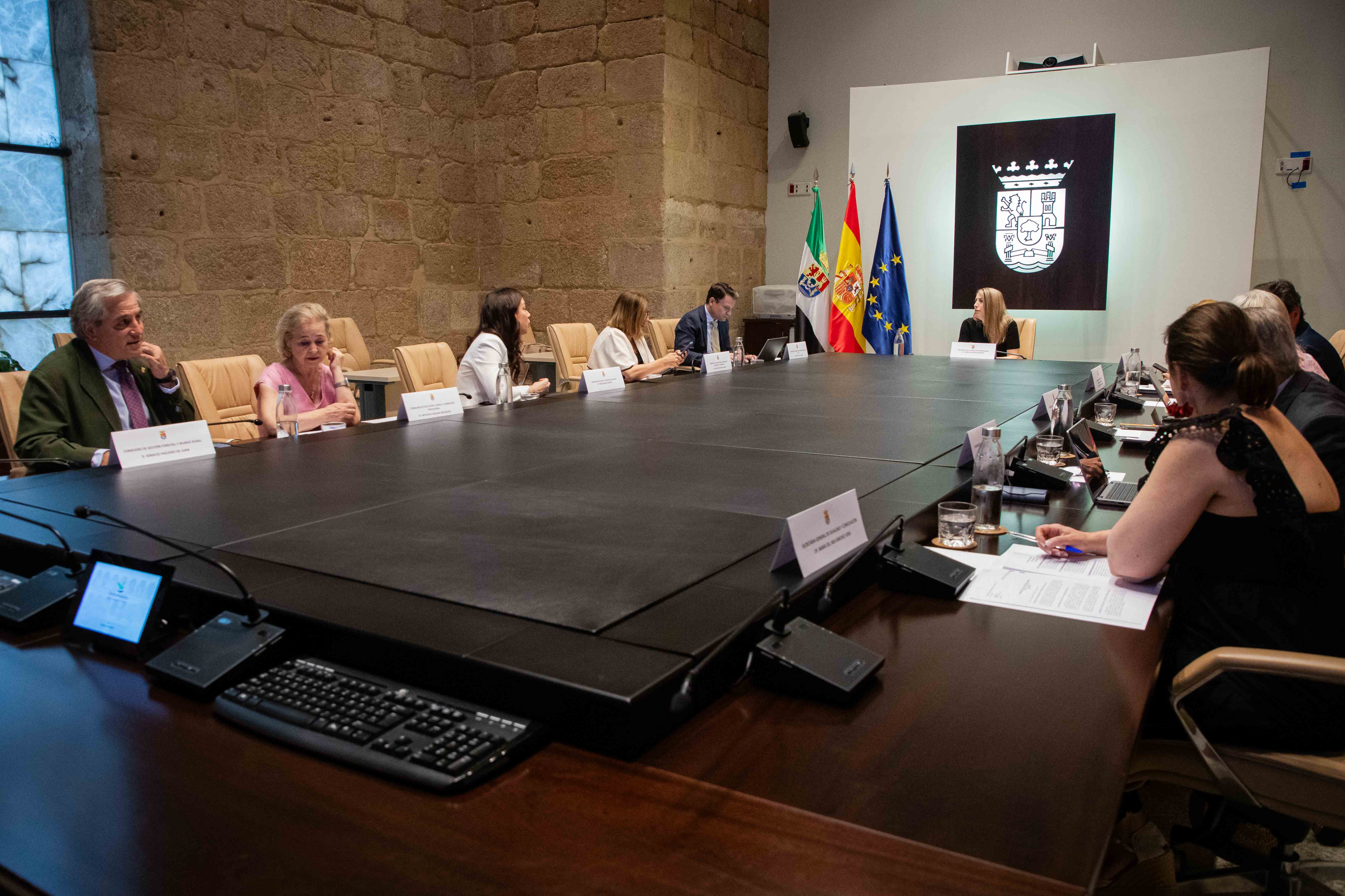 Otro instante de la reunión