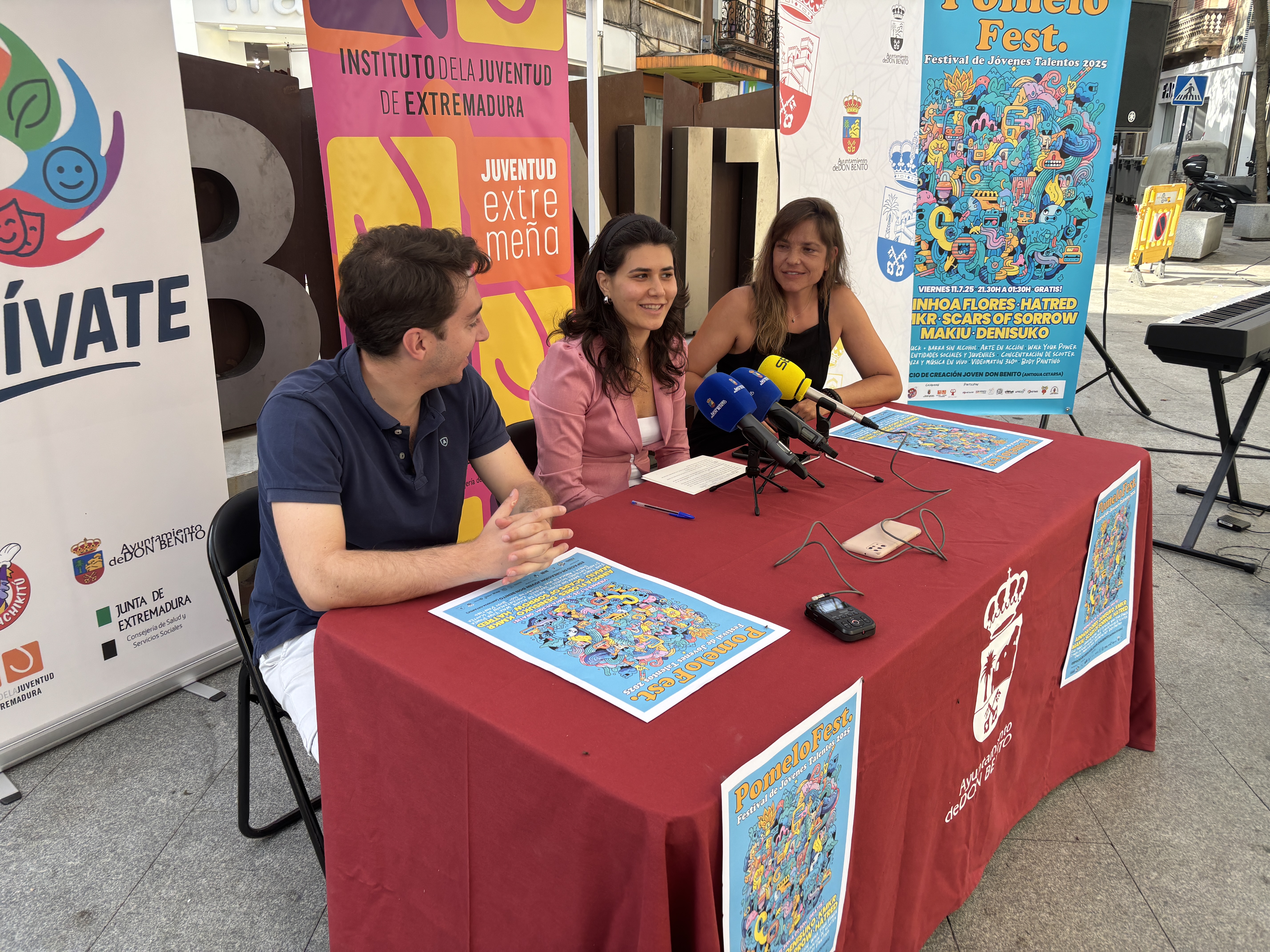Imagen del artículo El IJEX impulsa el talento joven en Don Benito con su participación en el Pomelo Fest 2025