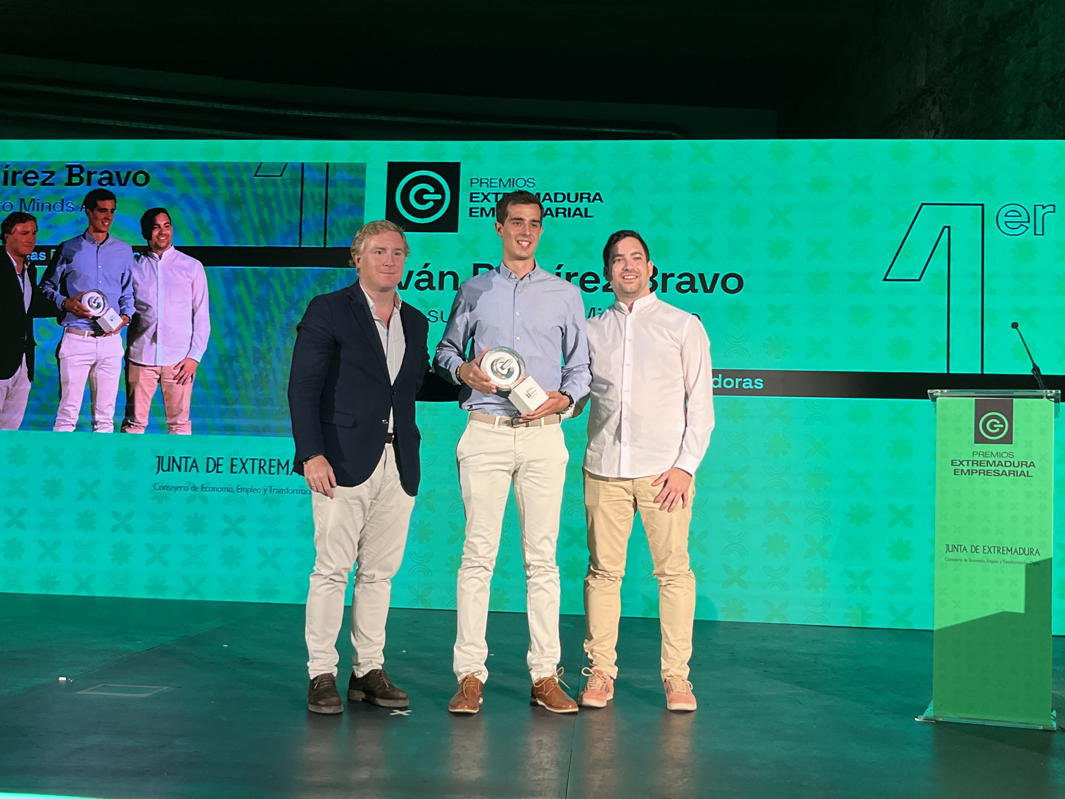 Image 1 of article La Junta reconoce el talento y la innovación regional en la Gala de los Premios Extremadura Empresarial