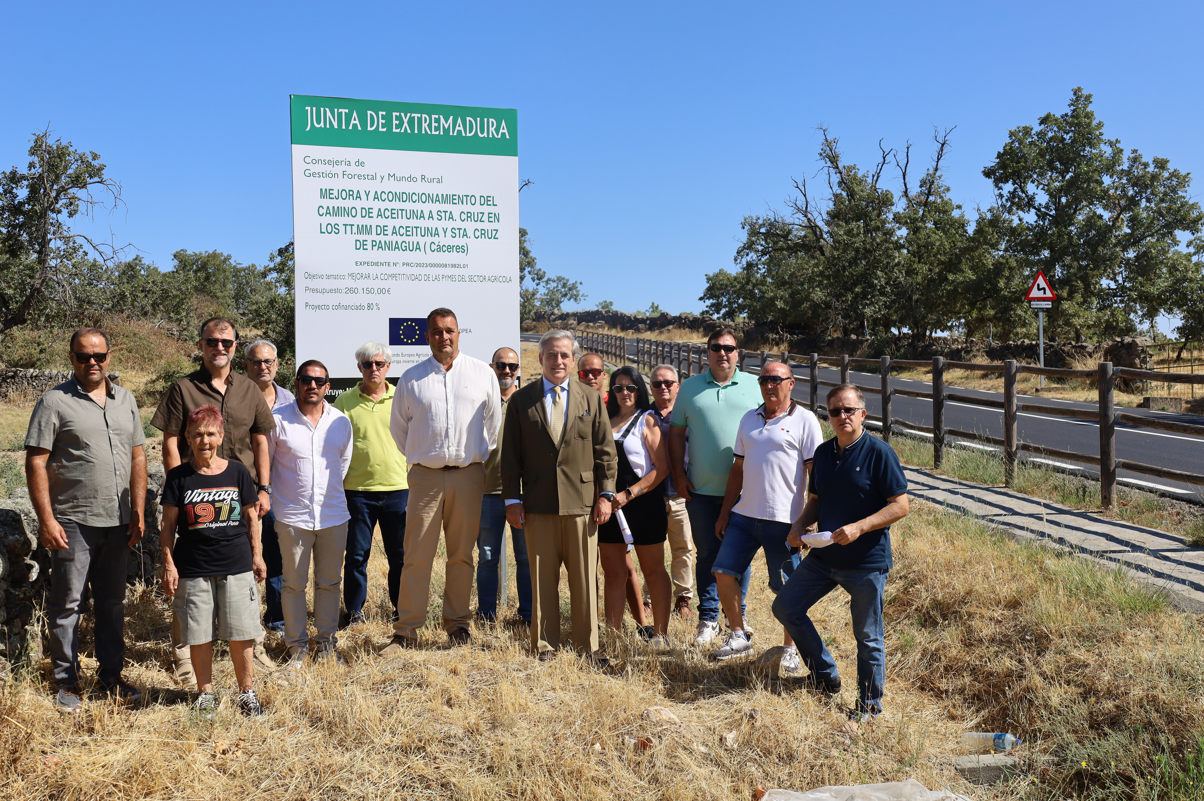 Imagen del artículo La Junta de Extremadura mejora la conexión entre Santa Cruz de Paniagua y Aceituna con una inversión de 260.000 euros