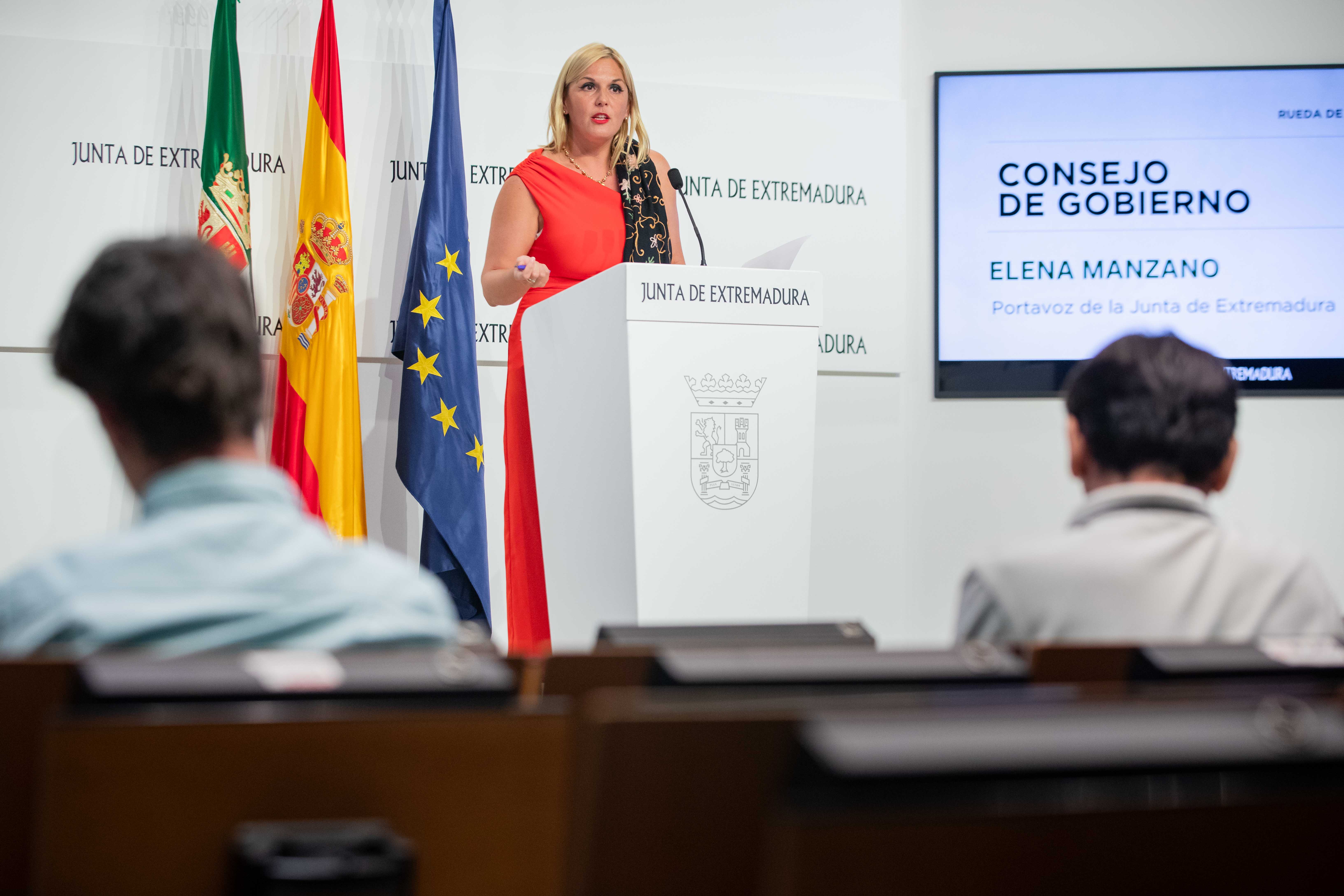Portavoz en sala de prensa