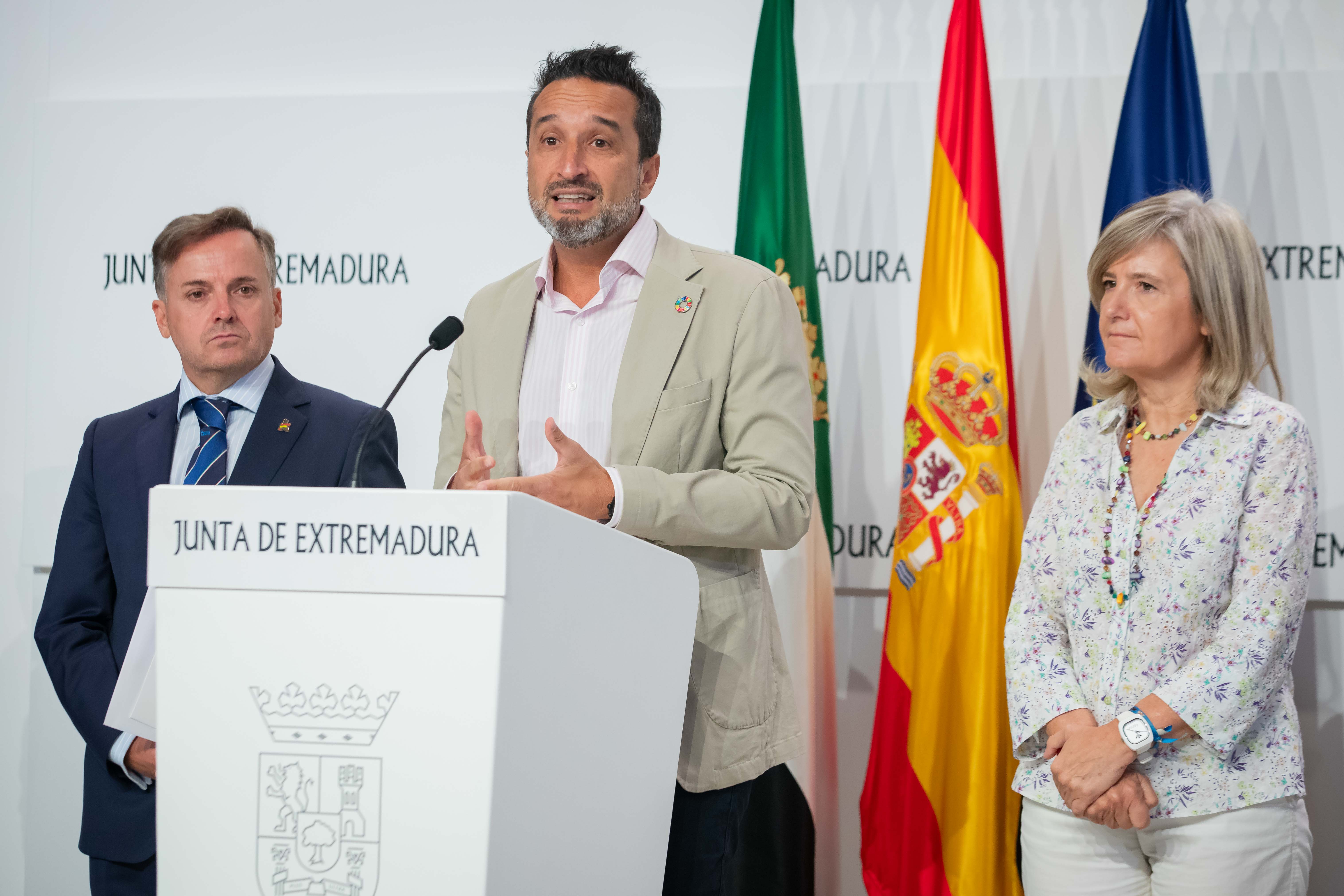 Diputado de Cultura y Deportes de la Diputación de Badajoz, Ricardo Cabezas. 