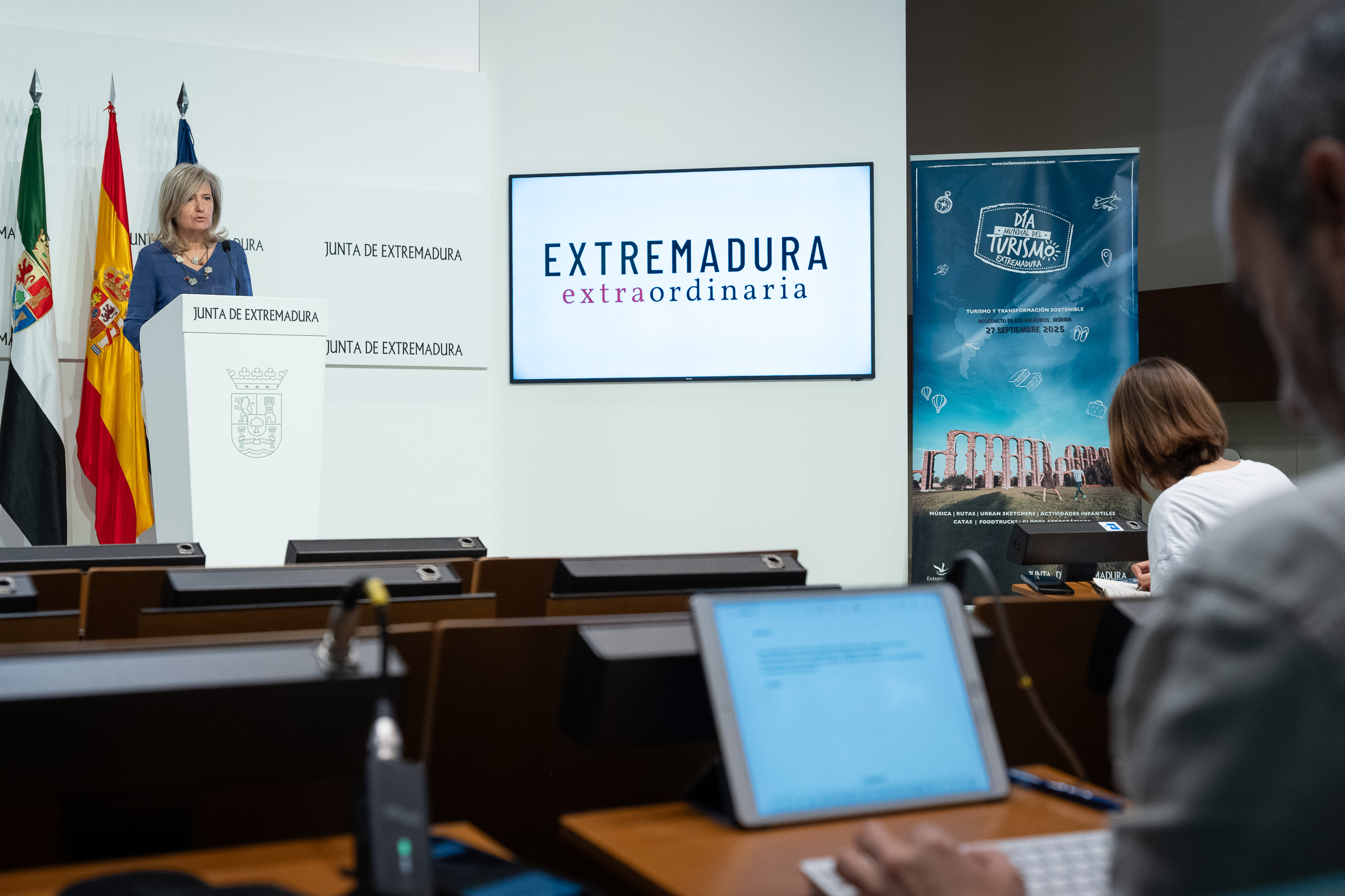 Victoria Bazaga presenta la campaña 'Extremadura Extraordinaria'
