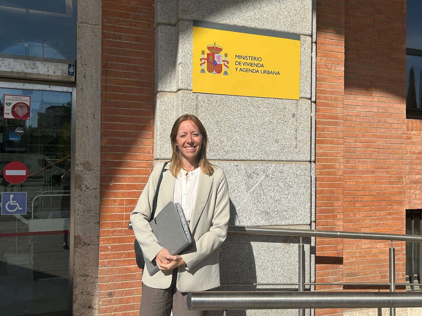 La secretaria general de Vivienda, Arquitectura y Regeneración Urbana del Ejecutivo extremeño, Lidia López Paniagua.