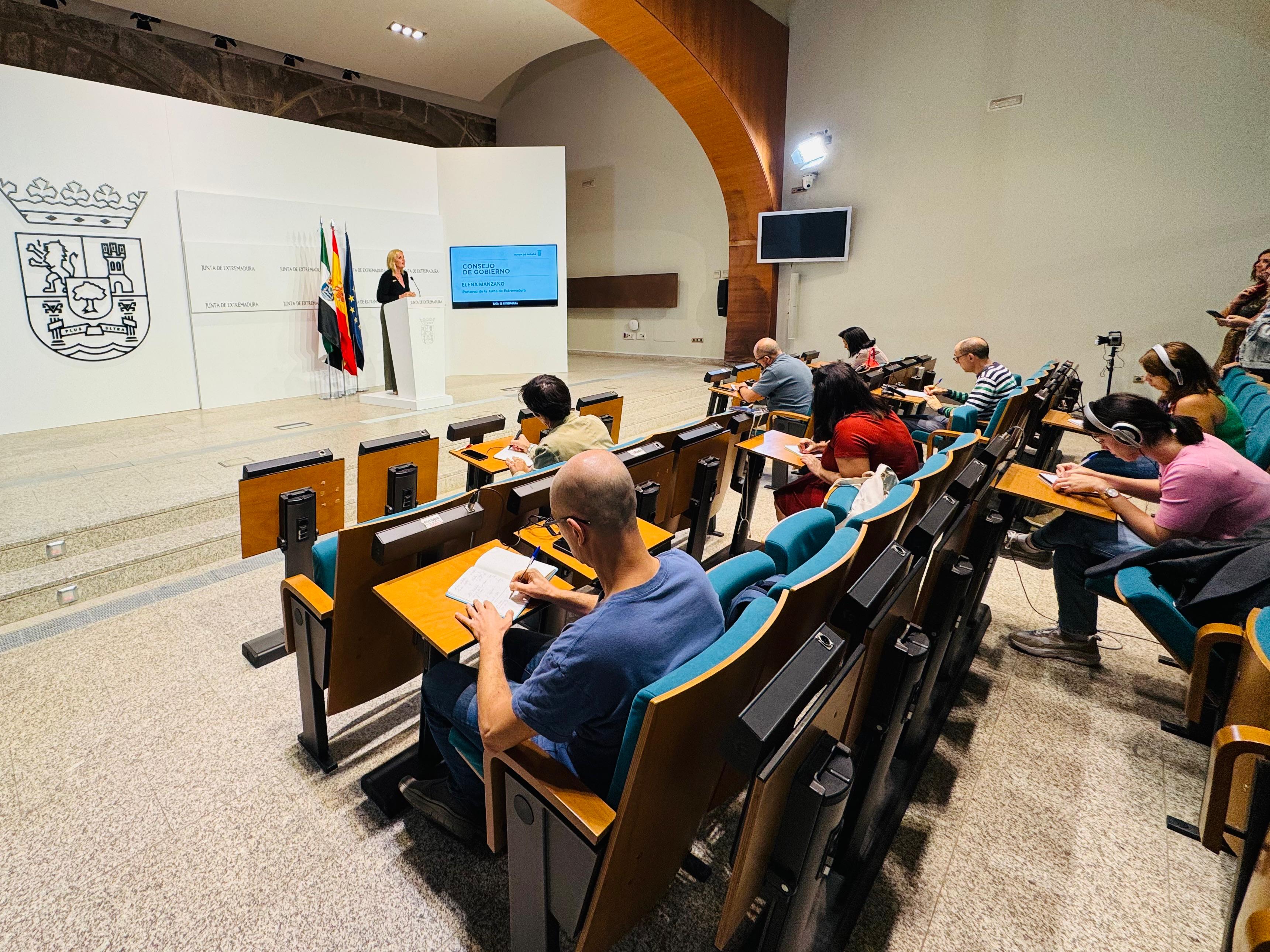 Comparecencia en sala de prensa