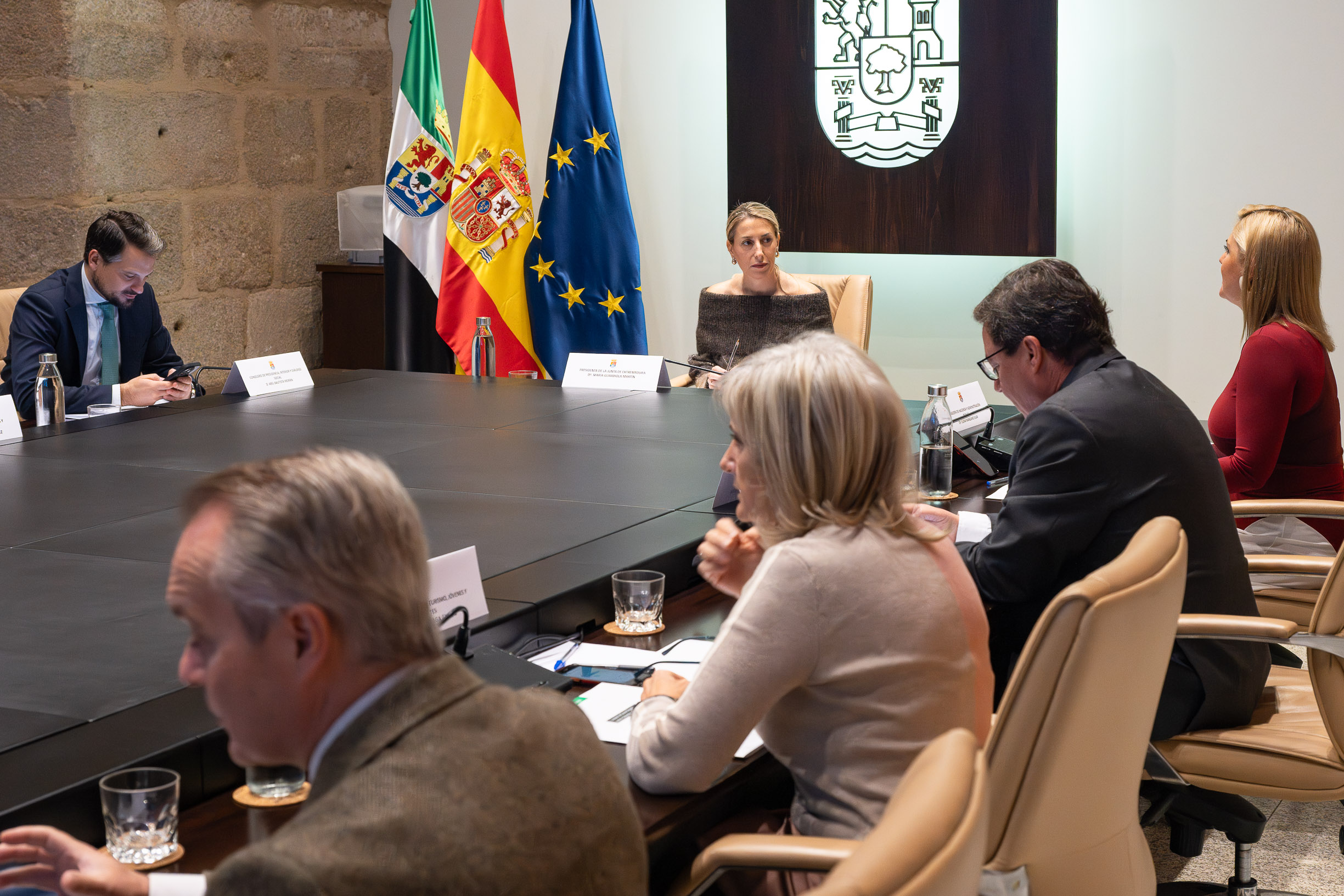 Otro momento de la reunión