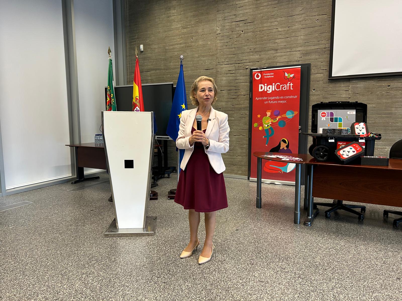 Intervención de la consejera.