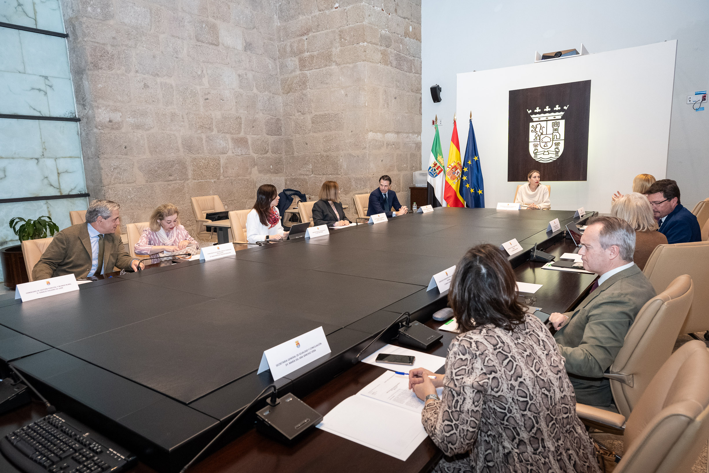 Foto de la reunión del Consejo de Gobierno