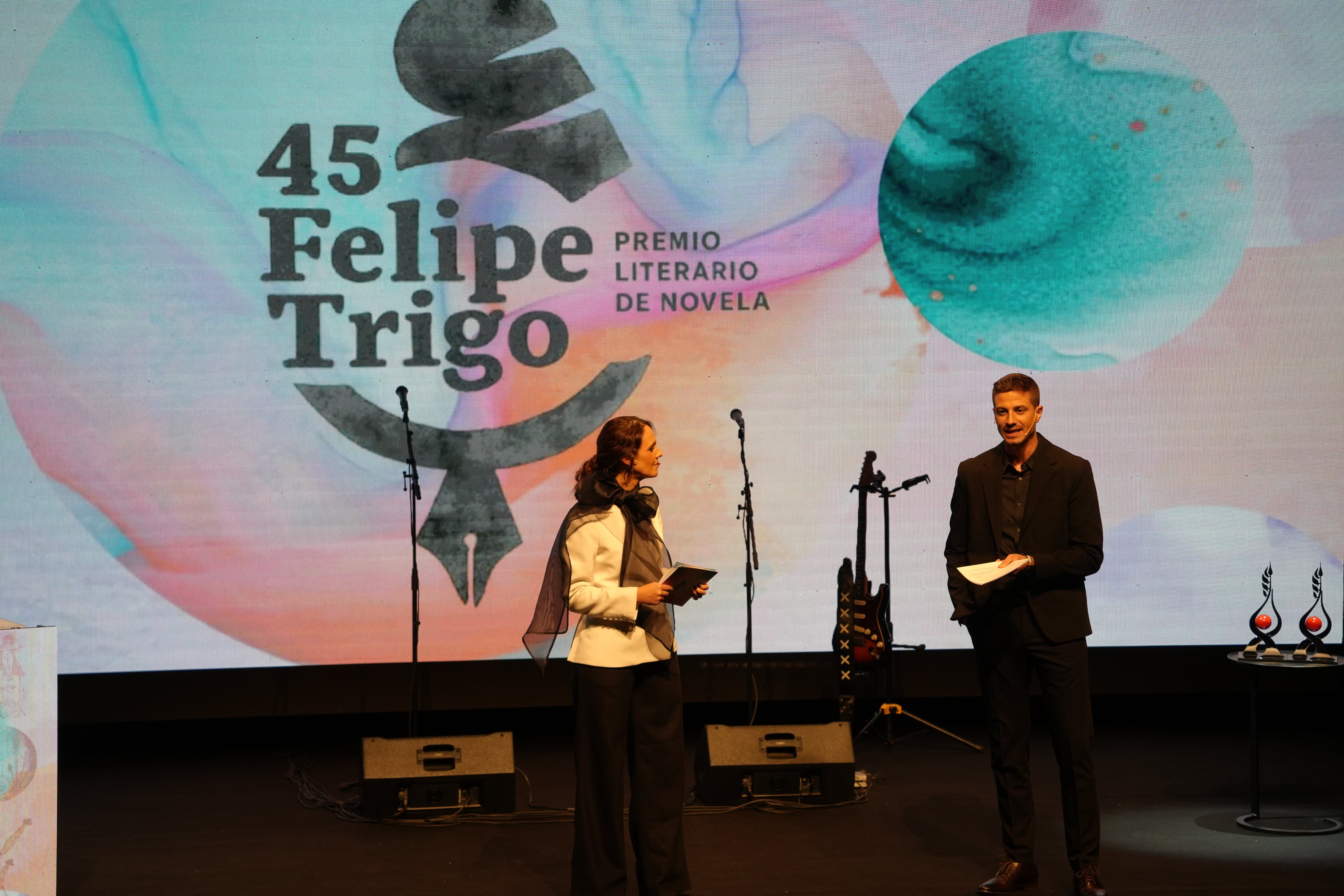 Los presentadores de la gala