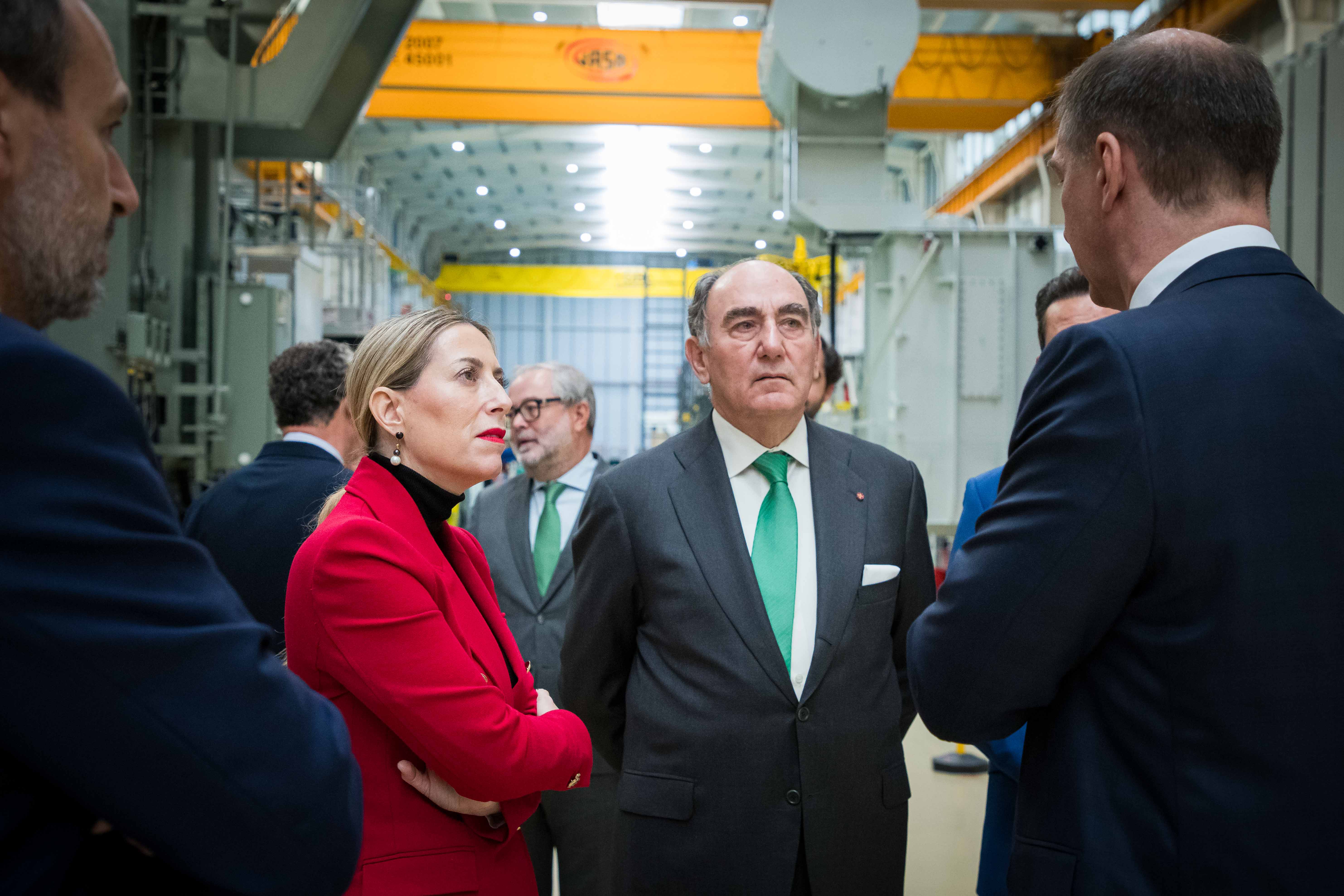 Otro momento de la visita