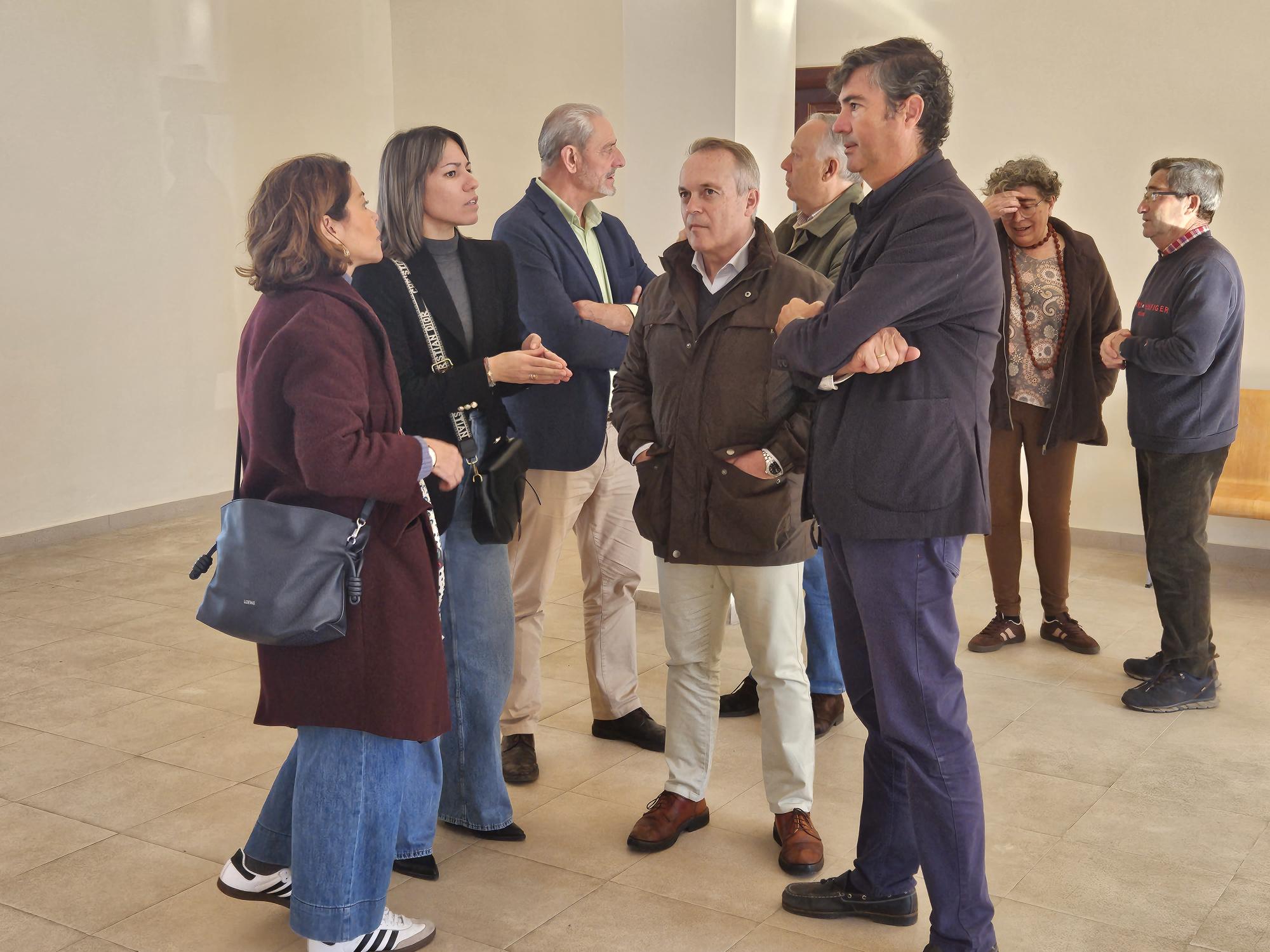 Otro momento de la visita