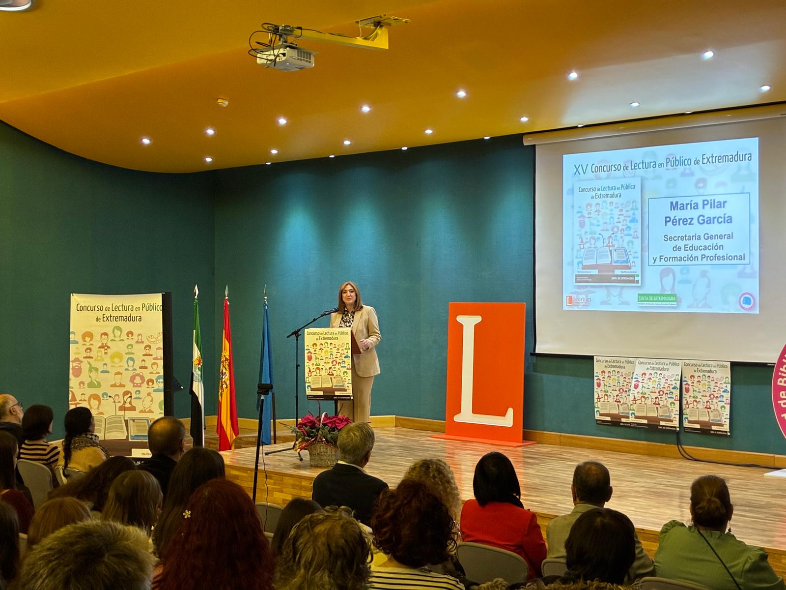 Intervención de la secretaria general de Educación y Formación Profesional, Mª del Pilar Pérez.