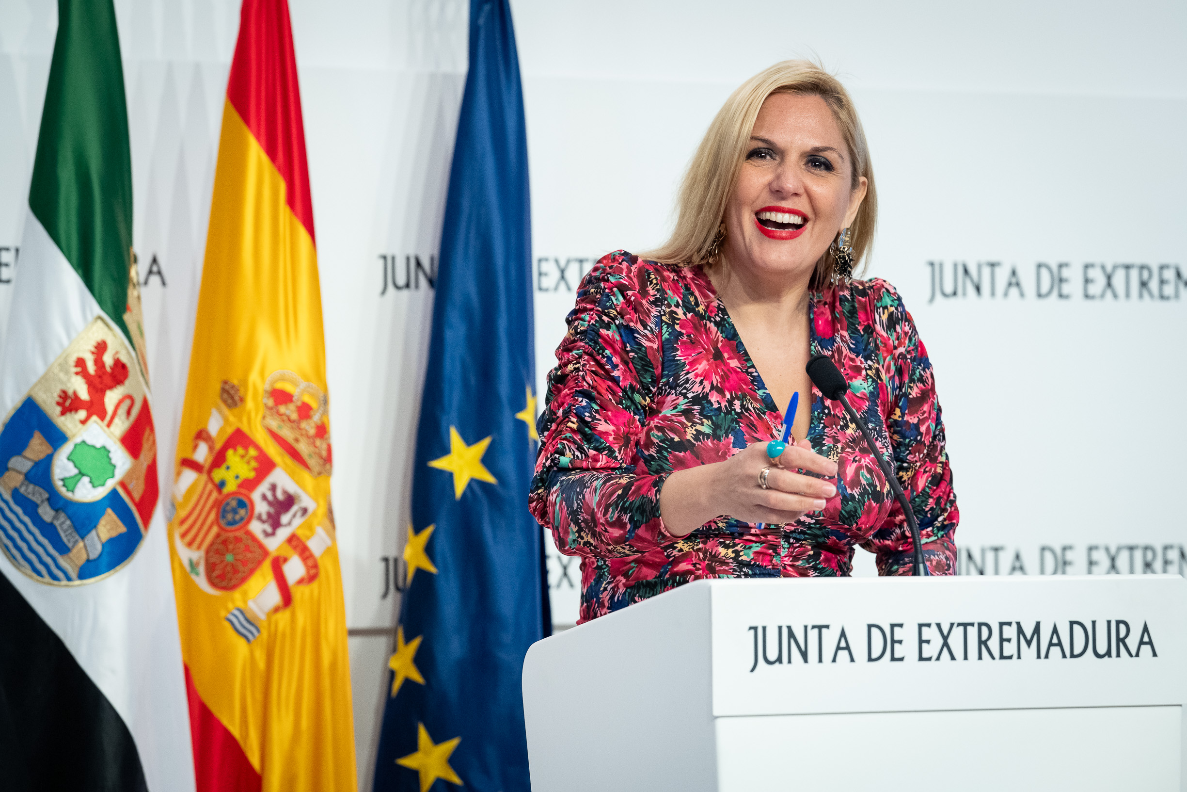 Portavoz en su comparecencia