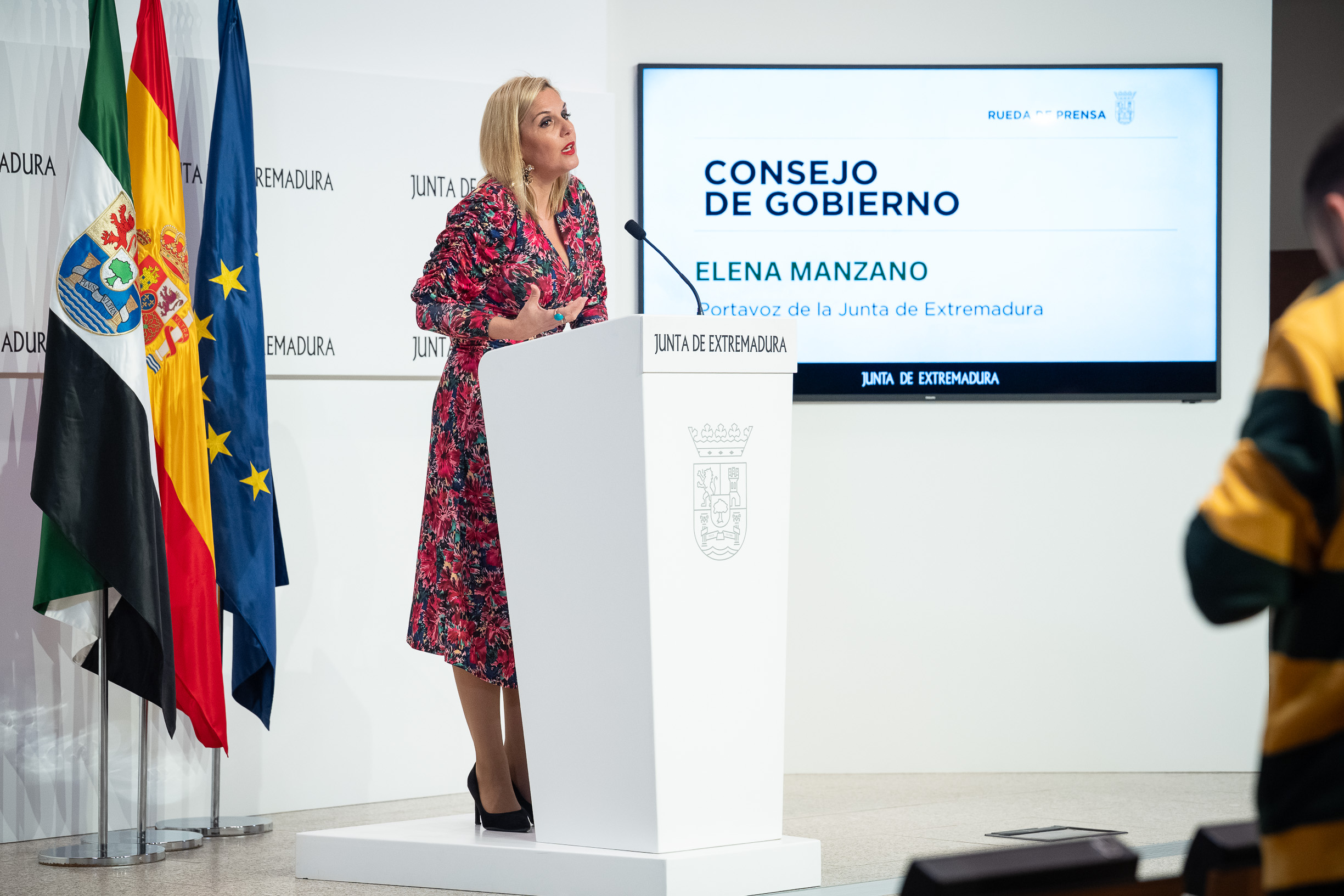 Comparecencia de la portavoz