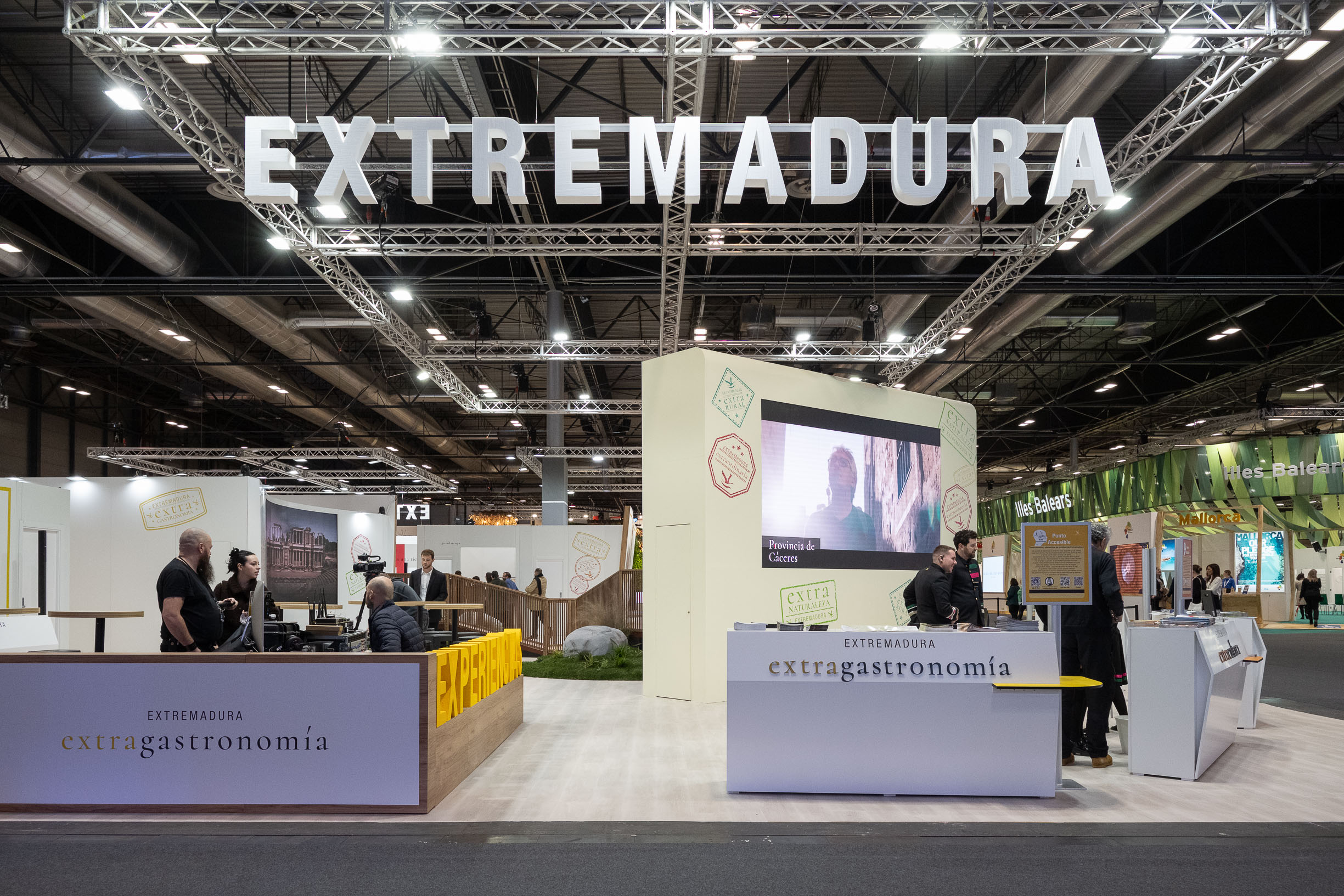 Foto del stand de Extremadura