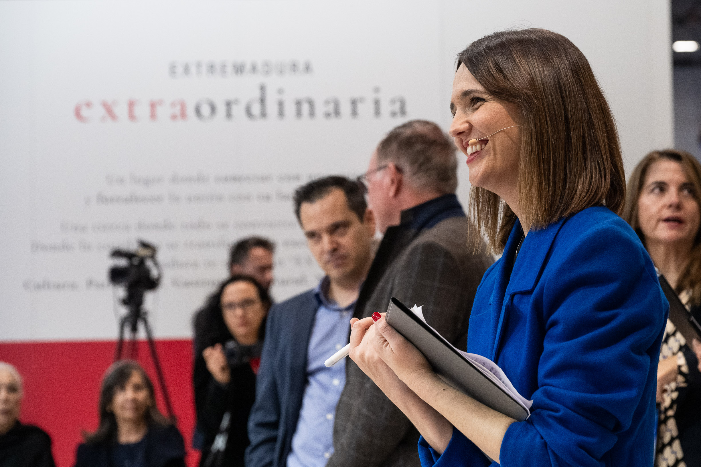 Foto de la periodista Ana Pecos en Fitur