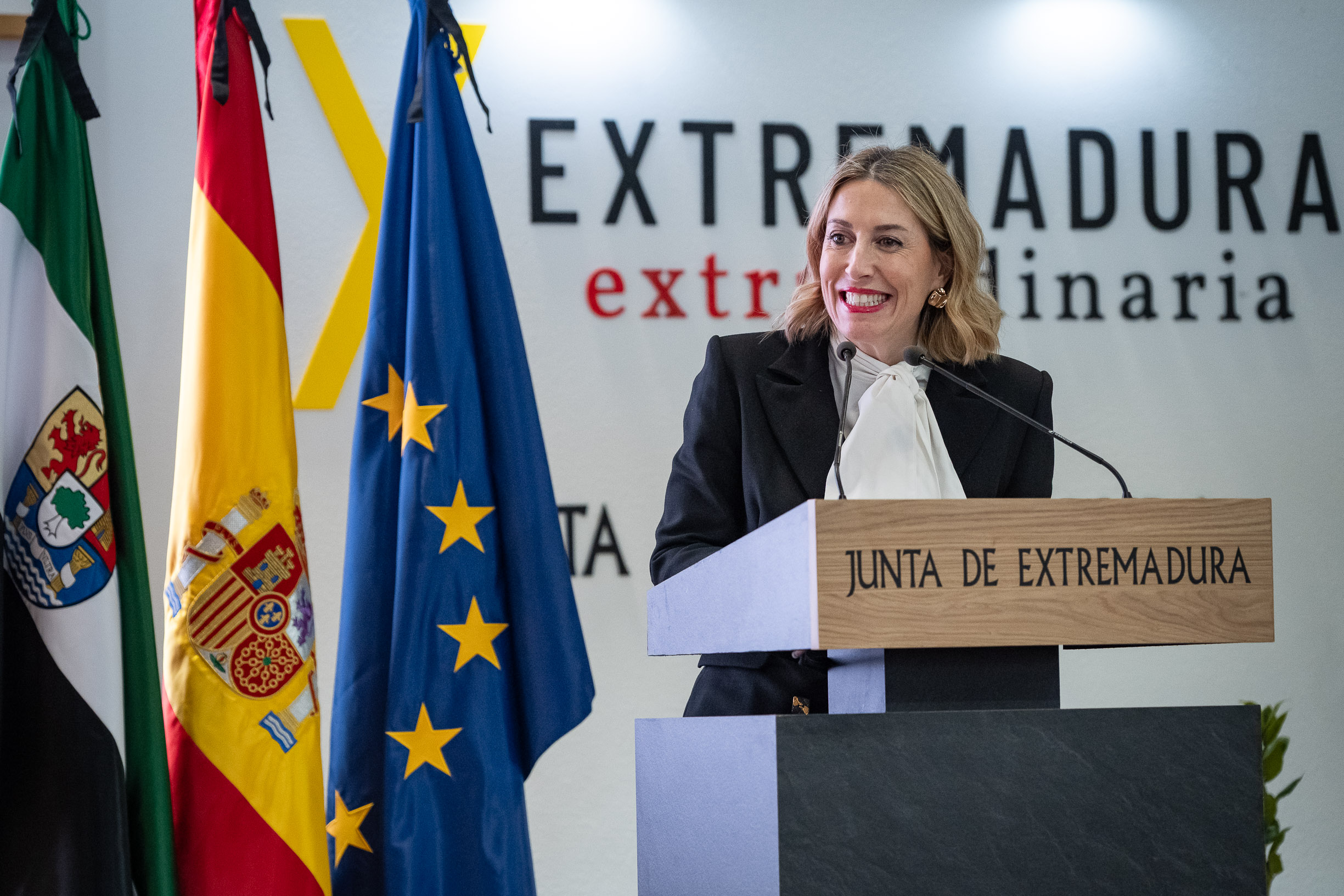 Imagen de la intervención de la Presidenta