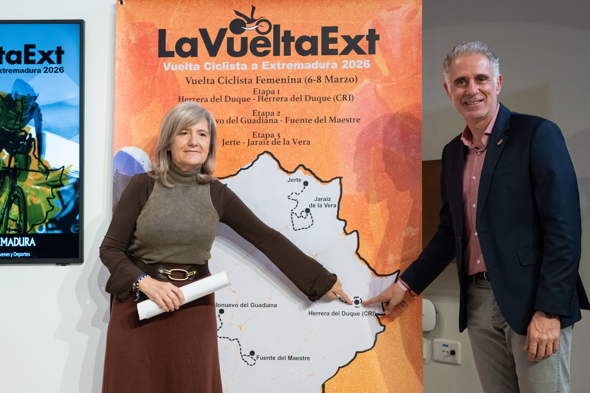 Presentación de la Vuelta Ciclista a Extremadura femenina 2026