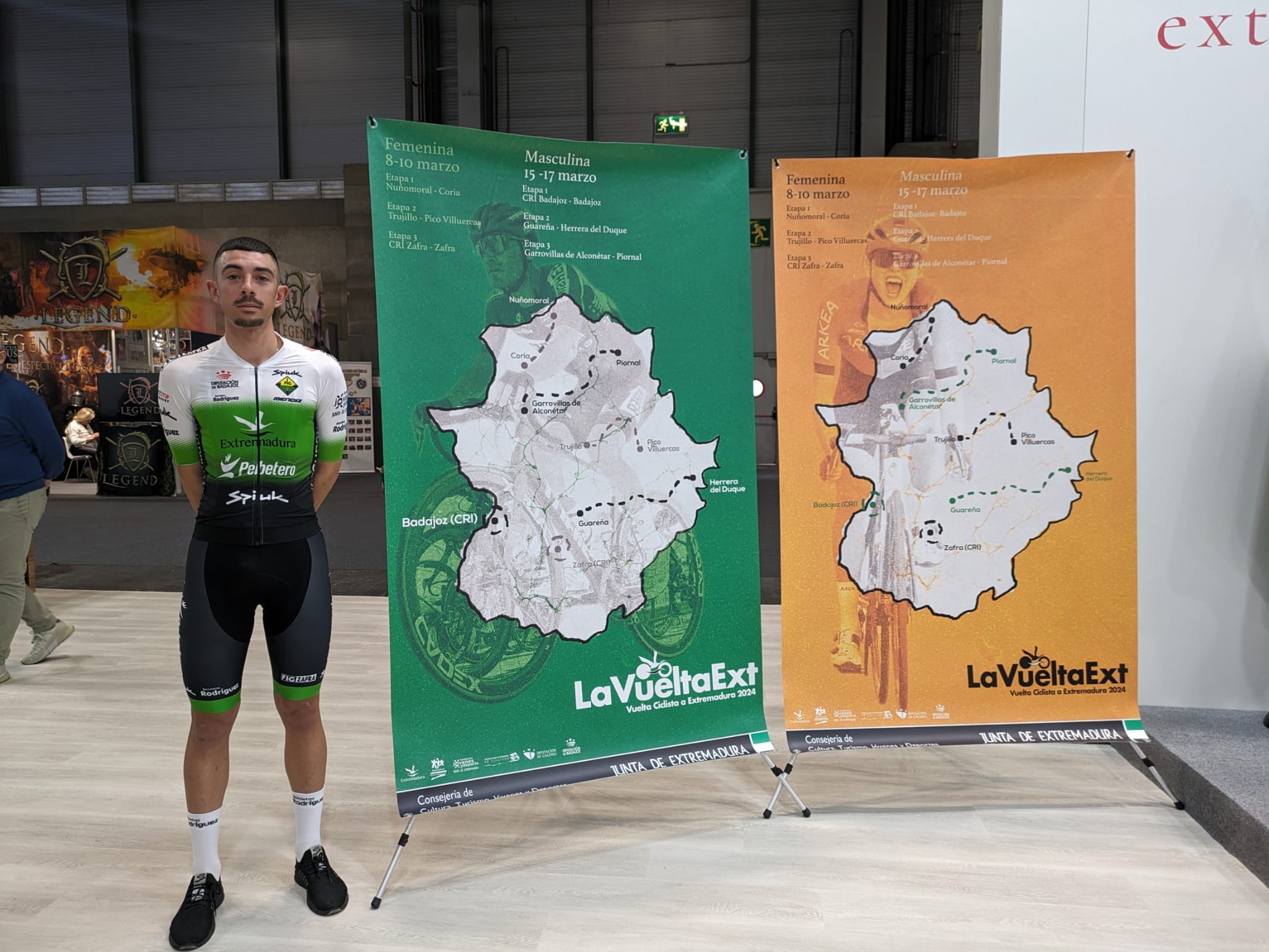 Image 7 of article Victoria Bazaga reitera el compromiso de la Junta con la igualdad en el deporte en la presentación en FITUR de la Vuelta Ciclista a Extremadura