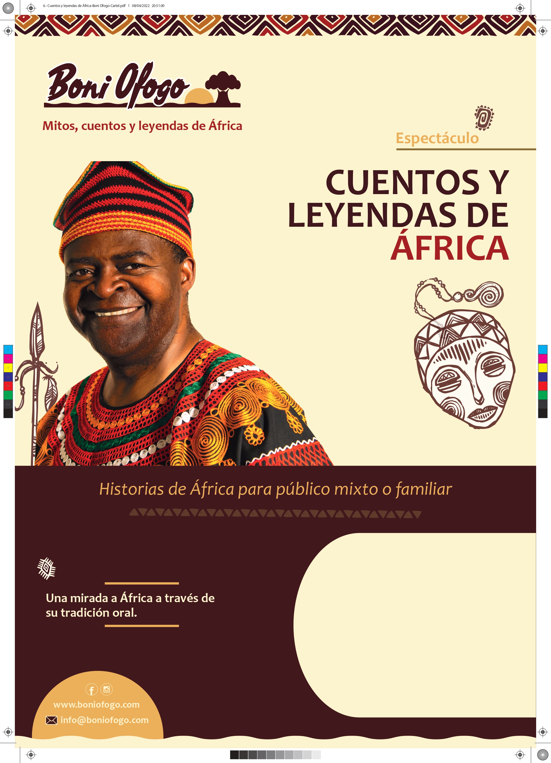 Cartel de cuentacuentos.