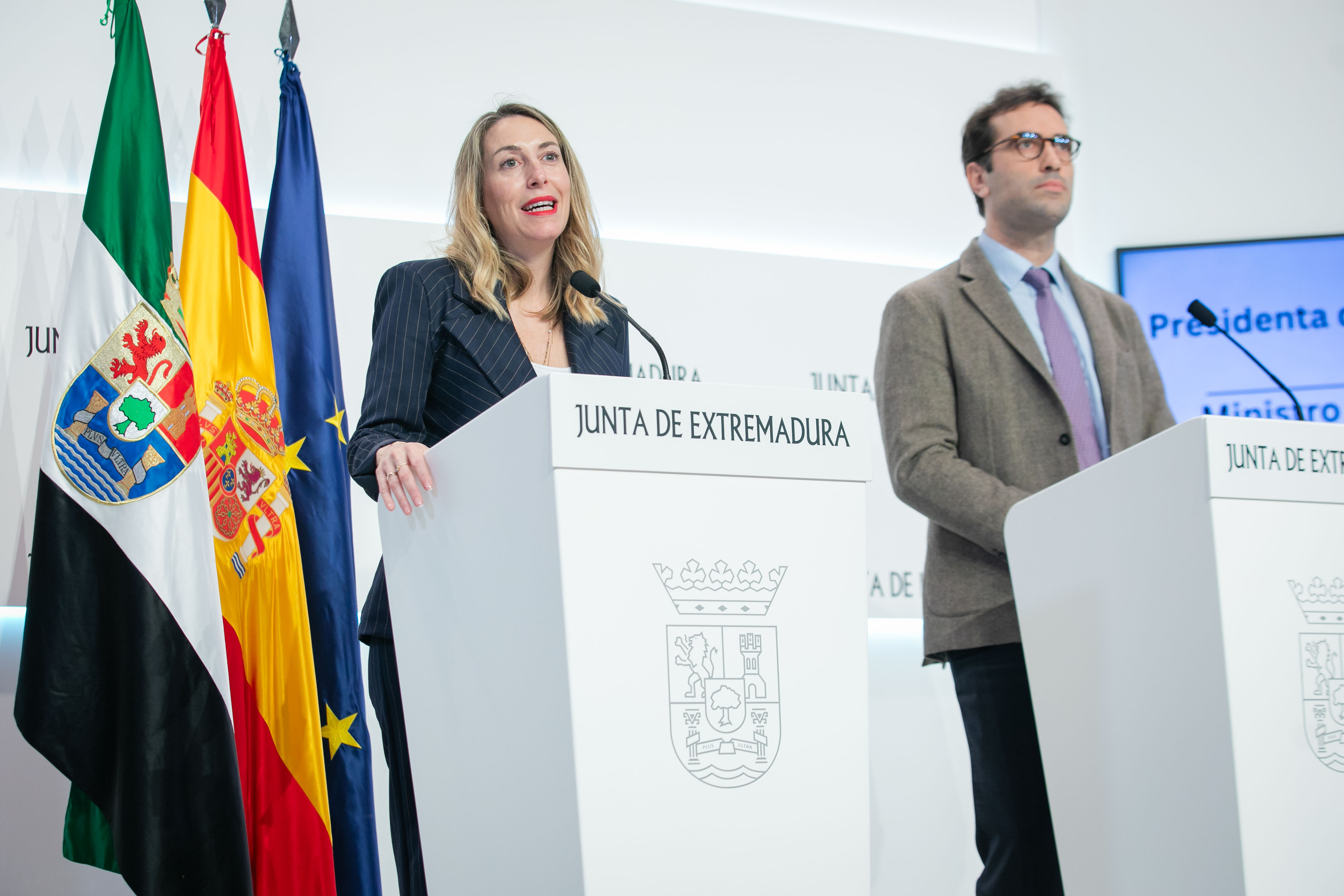 Image 0 of article María Guardiola pide al Gobierno que potencie los proyectos empresariales y las medidas de impulso económico de la Junta