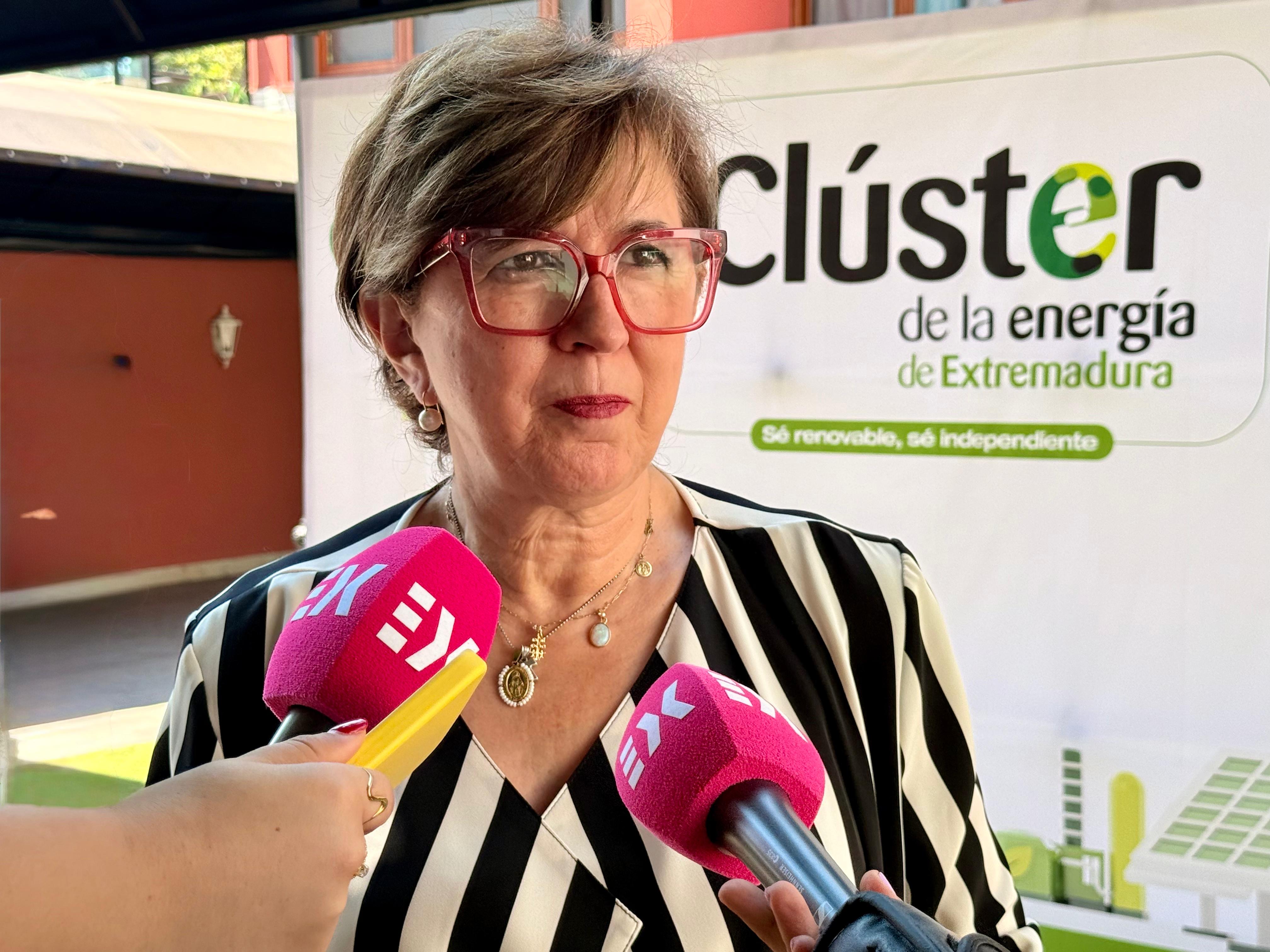 La consejera de Industria, Energía, Ciencia y Territorio, Mercedes Morán, durante el acto.