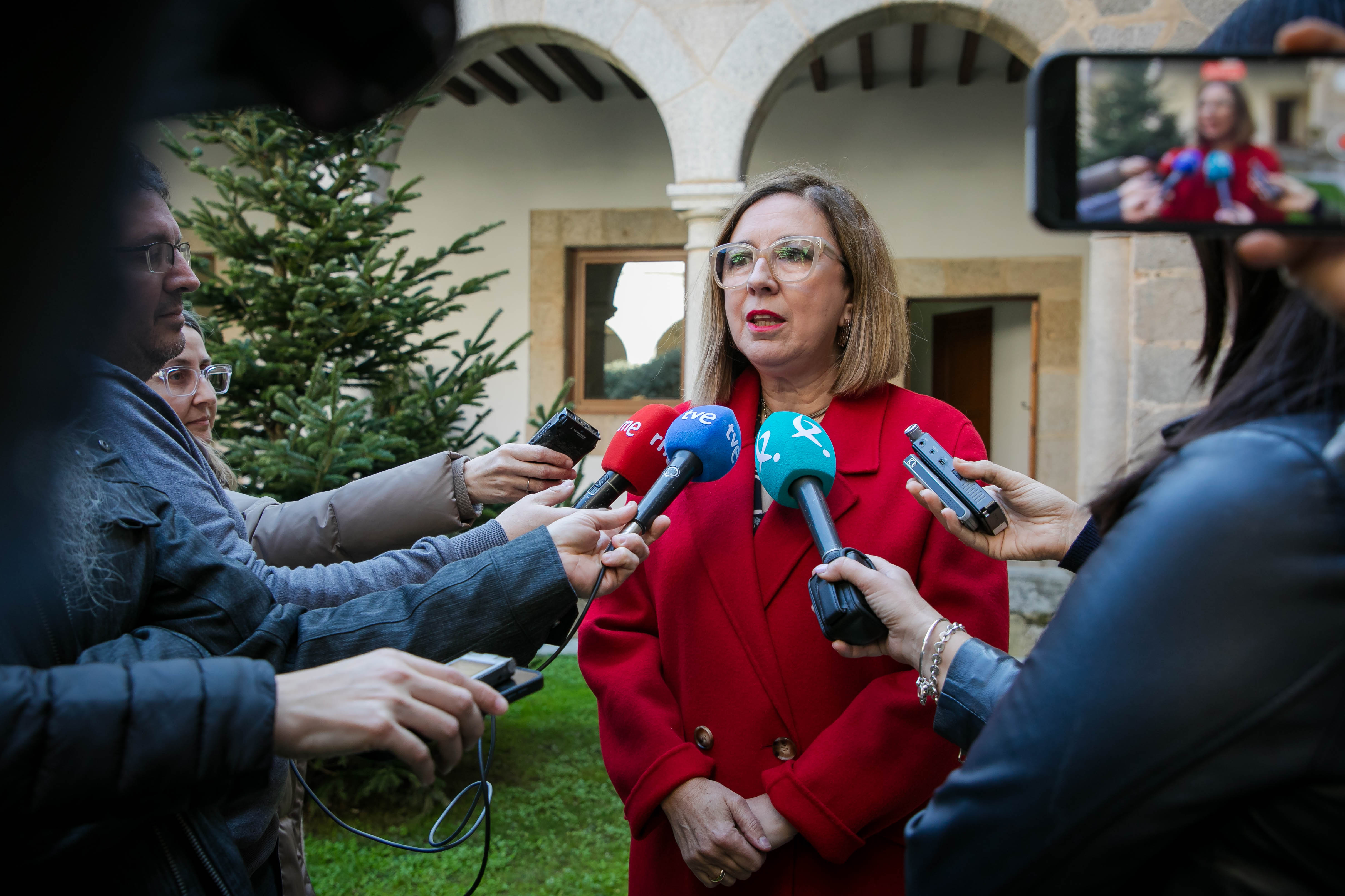 Imagen de la consejera de Agricultura durante sus declaraciones