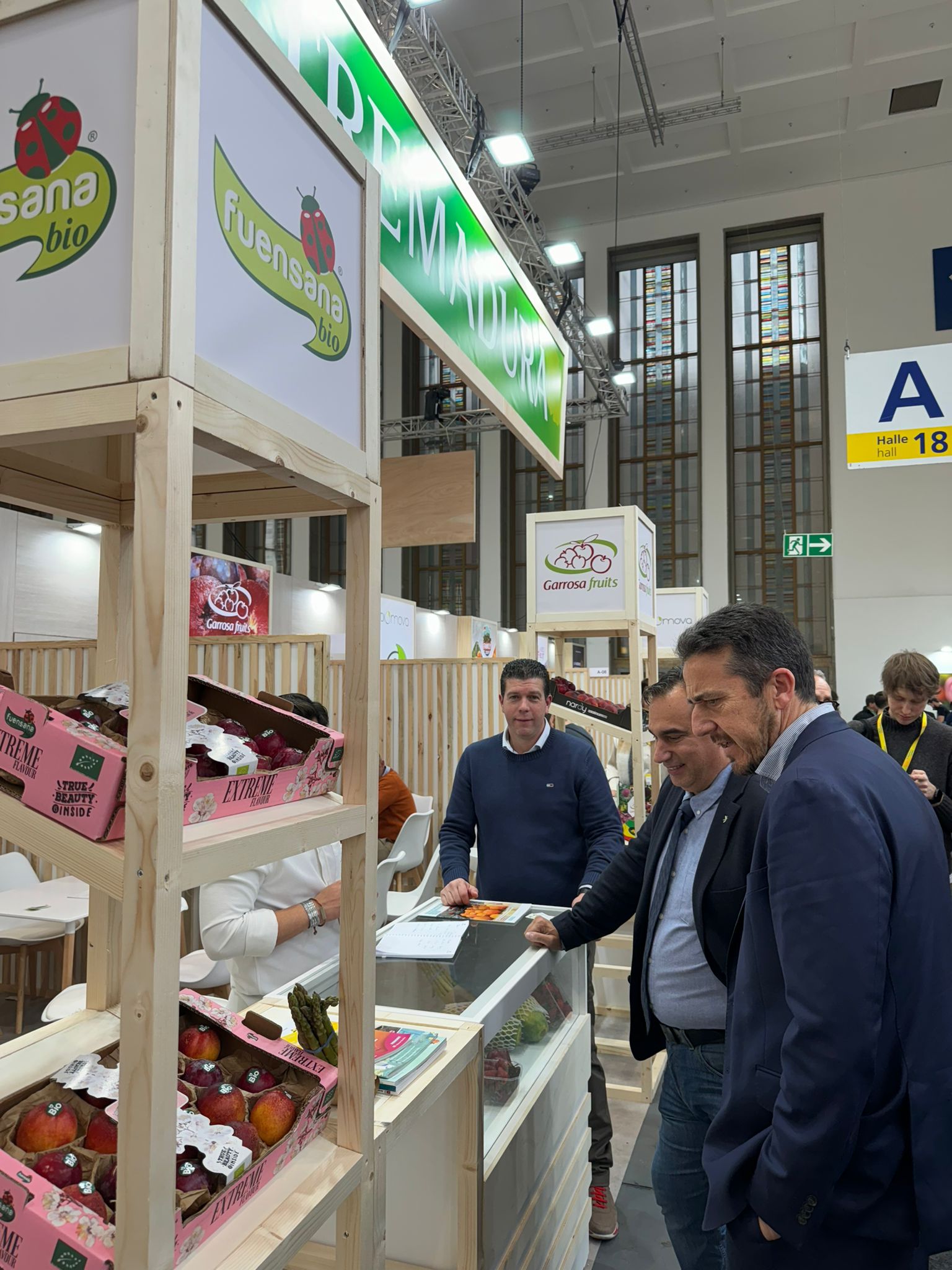 Image 2 of article La Junta apuesta por potenciar las exportaciones del sector frutícola con un stand de Extremadura AVANTE en la Fruit Logística de Berlín