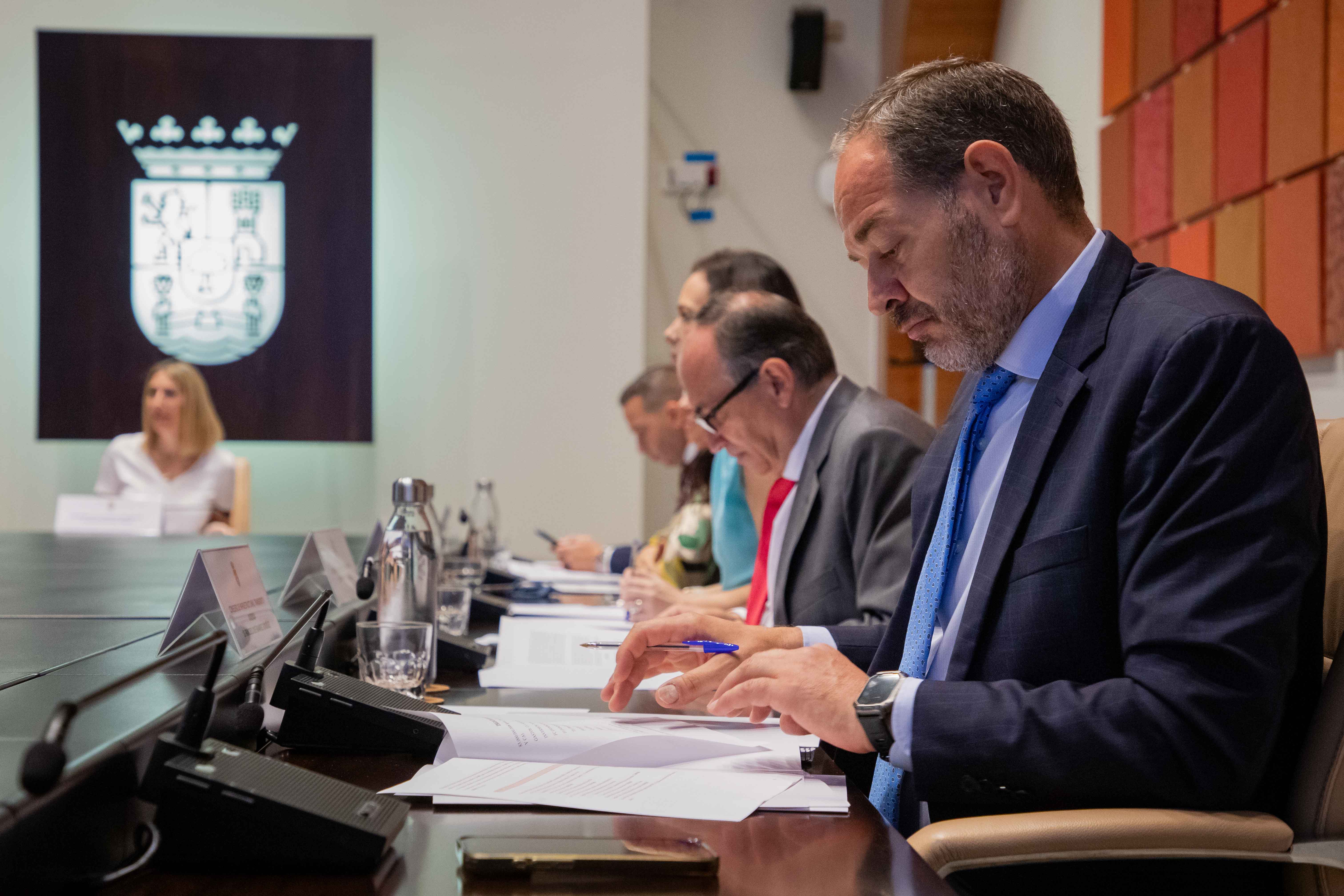 Imagen de la reunión del Consejo de Gobierno