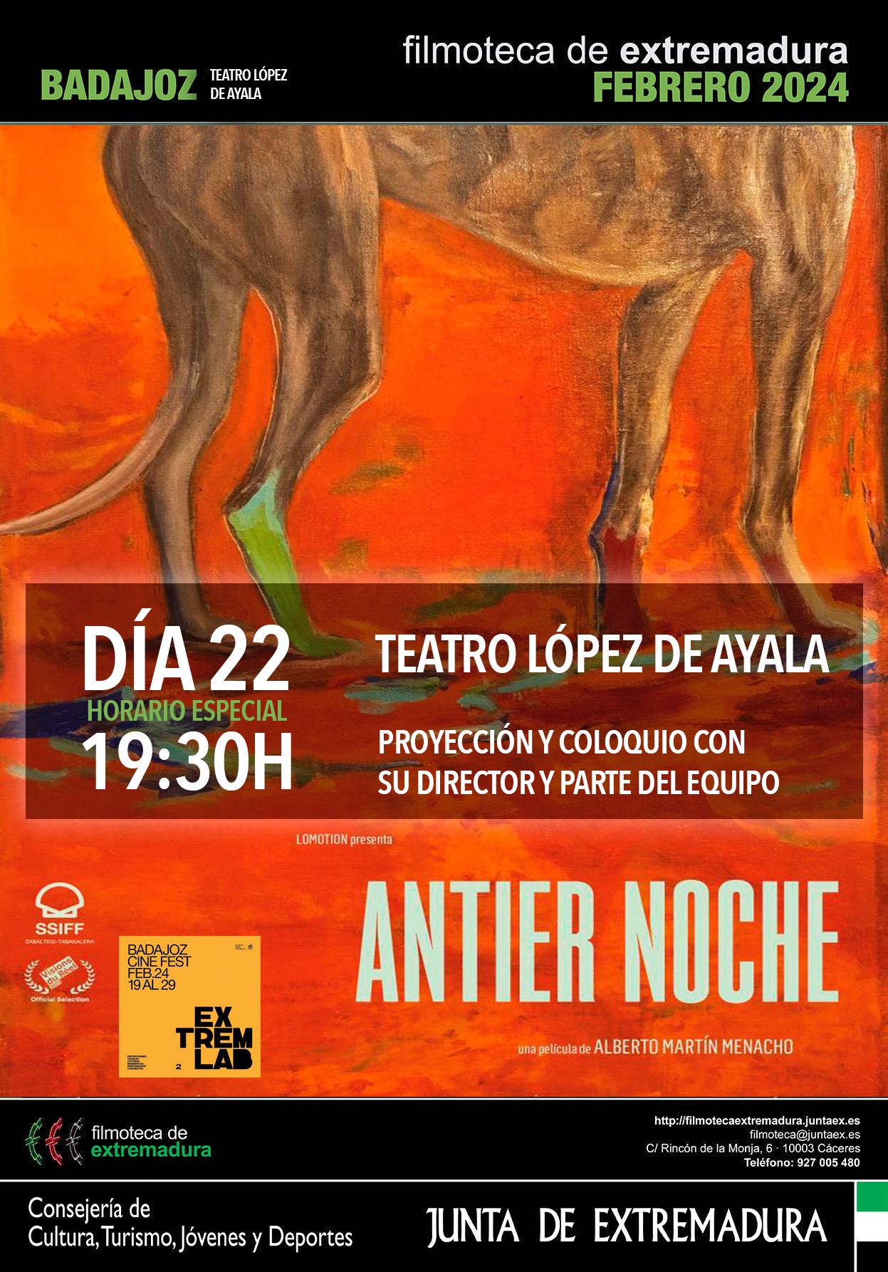 Cartel de la película 'Antier noche'