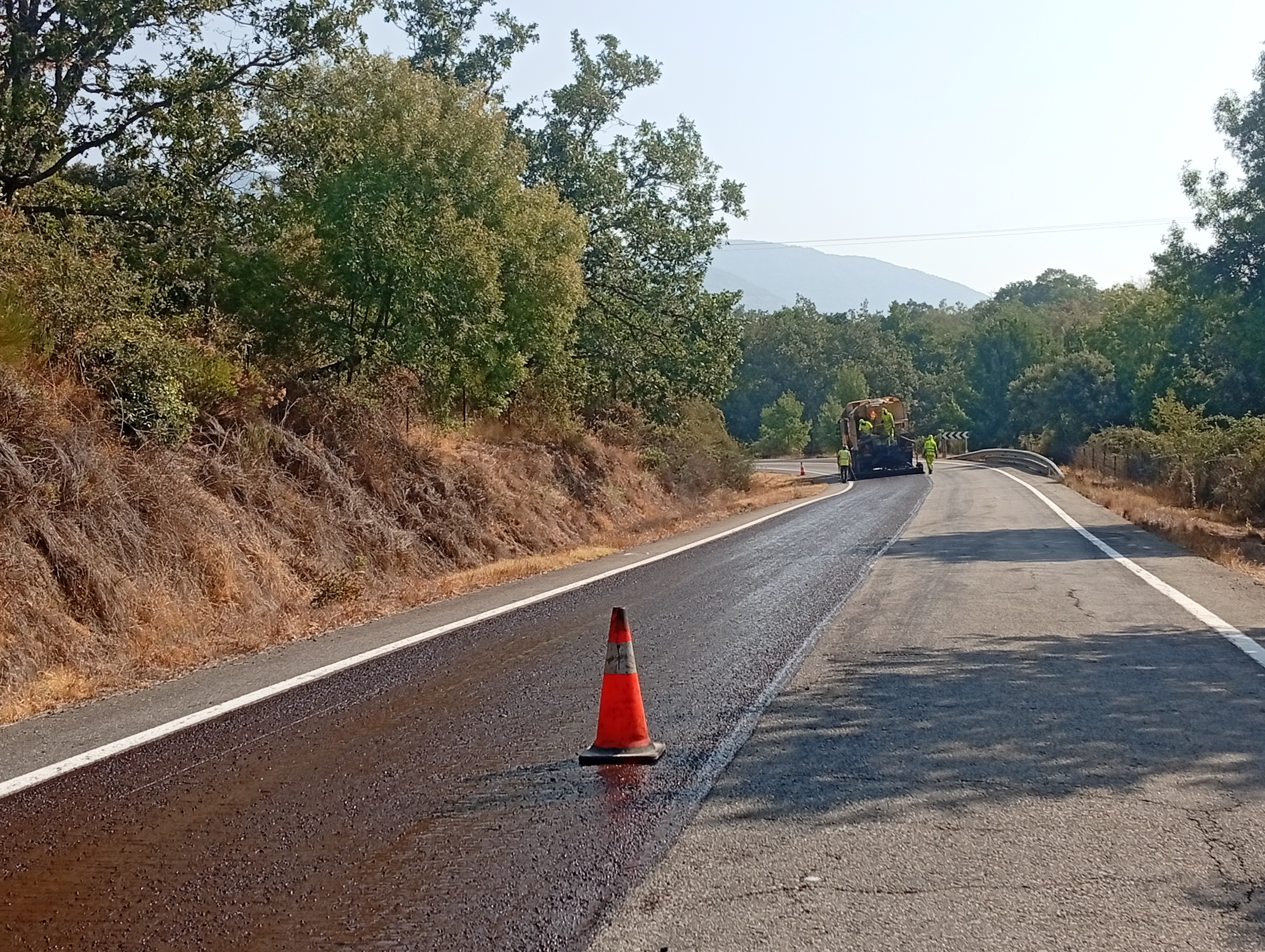 Carretera provincia de Cáceres.