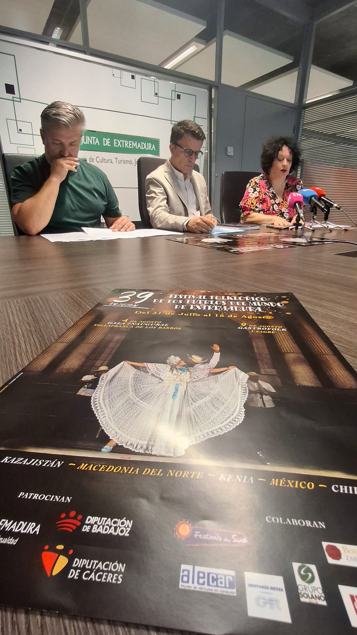 Cartel en primer plano
