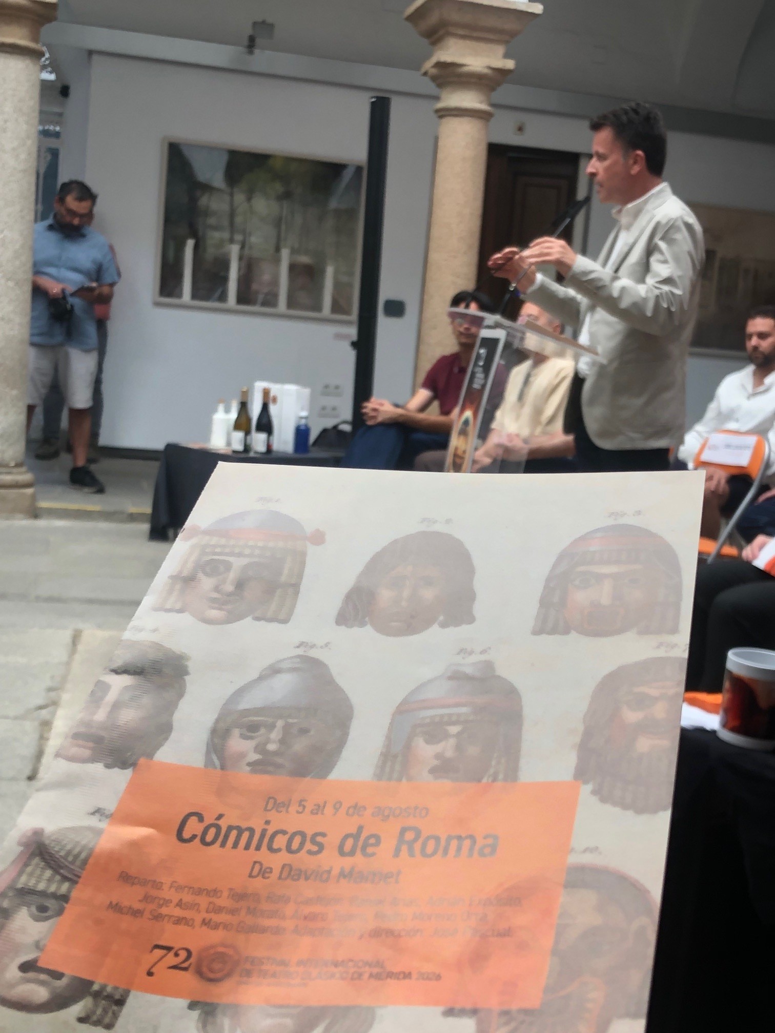 Presentación de 'Cómicos de Roma'.